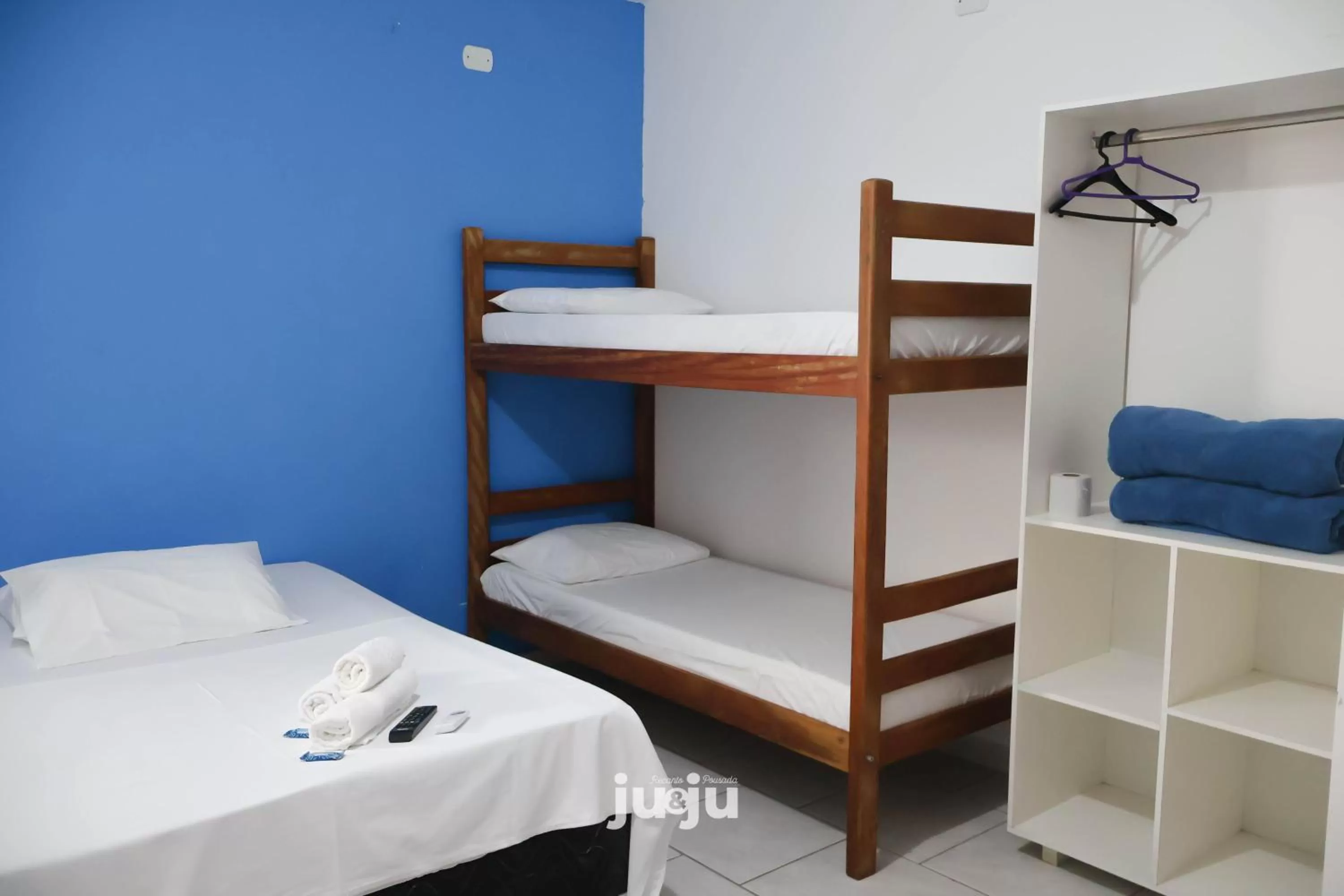 Bed in Pousada Ju&Ju à 400 mts DA PRAIA