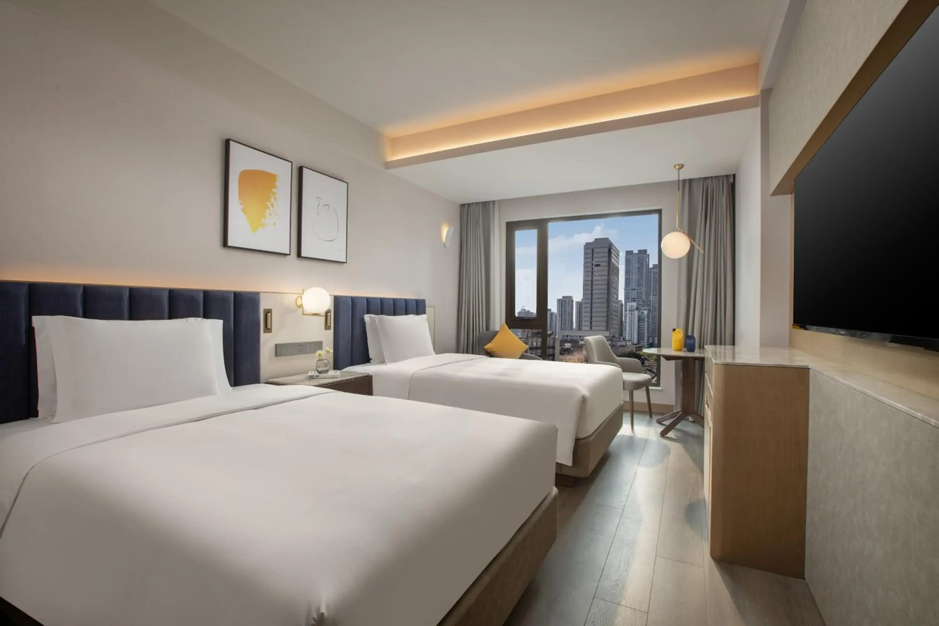 Standard Twin Room in voco Nanjing Oriental Pearl Standard Twin Room in voco Nanjing Oriental Pearl