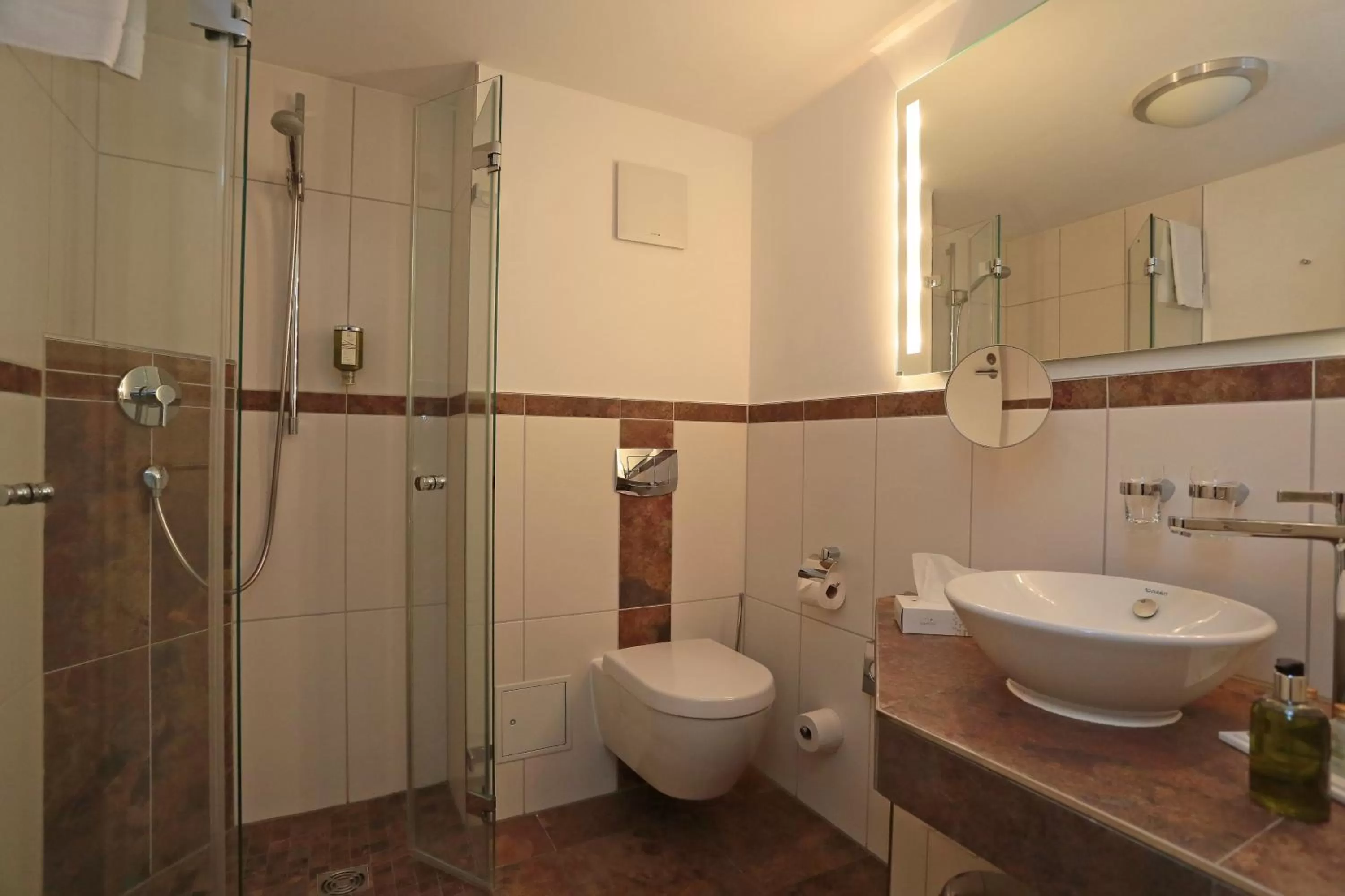 Bathroom in Romantik Hotel Scheelehof Stralsund