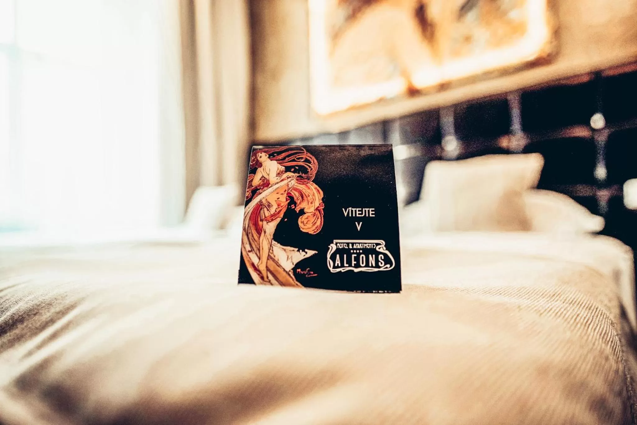 Decorative detail, Bed in Alfons Boutique Hotel