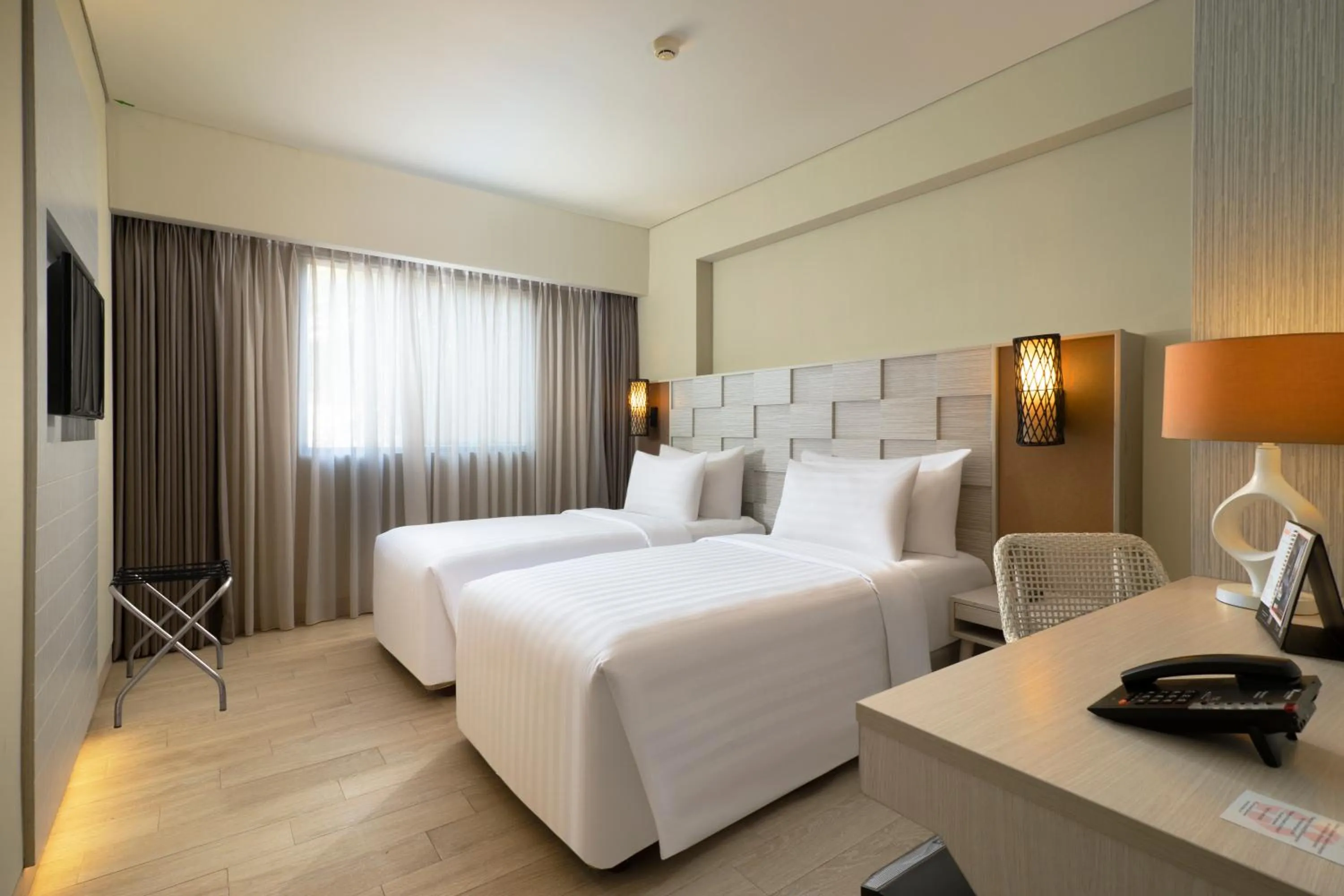 Photo of the whole room, Bed in Swiss-Belhotel Tuban Bali