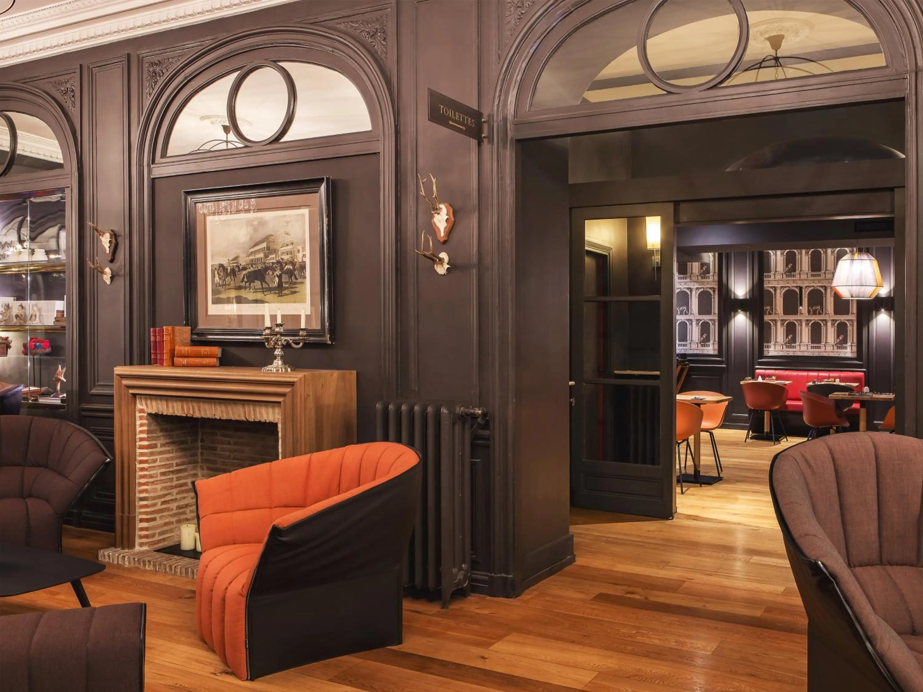 Lobby or reception in New Hotel Roblin