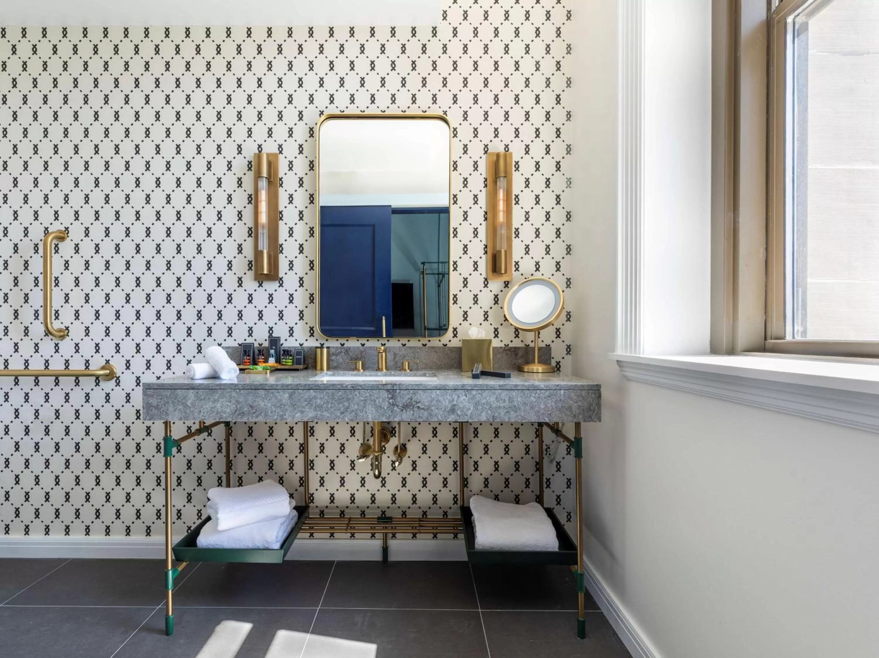 Bathroom in Canopy By Hilton Philadelphia Center City