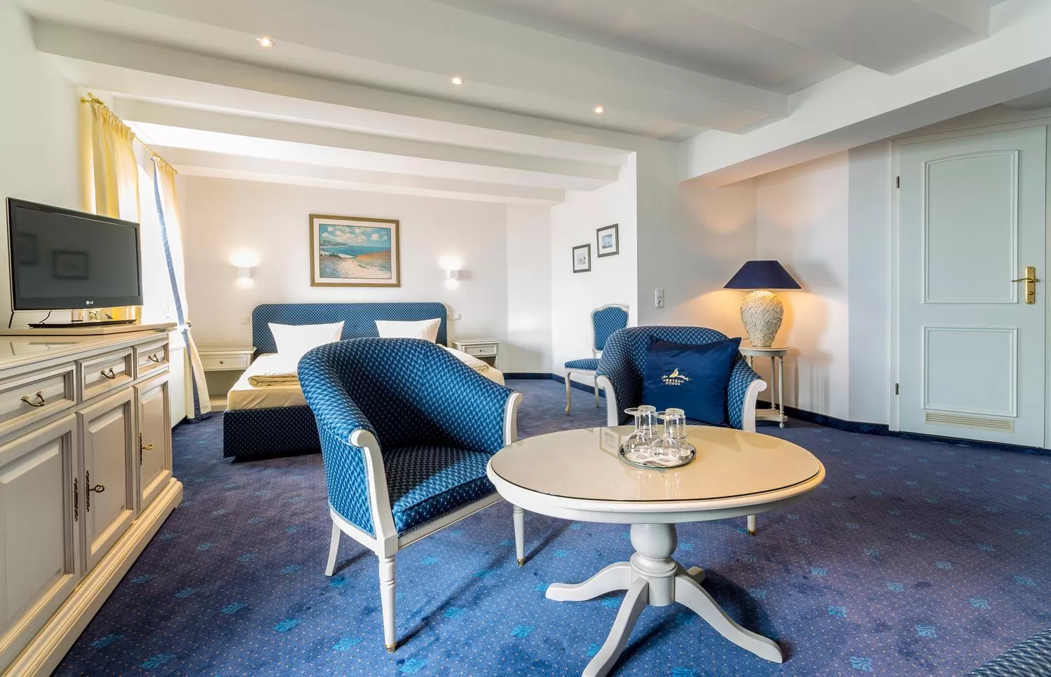 Seating Area in Hotel Am Yachthafen