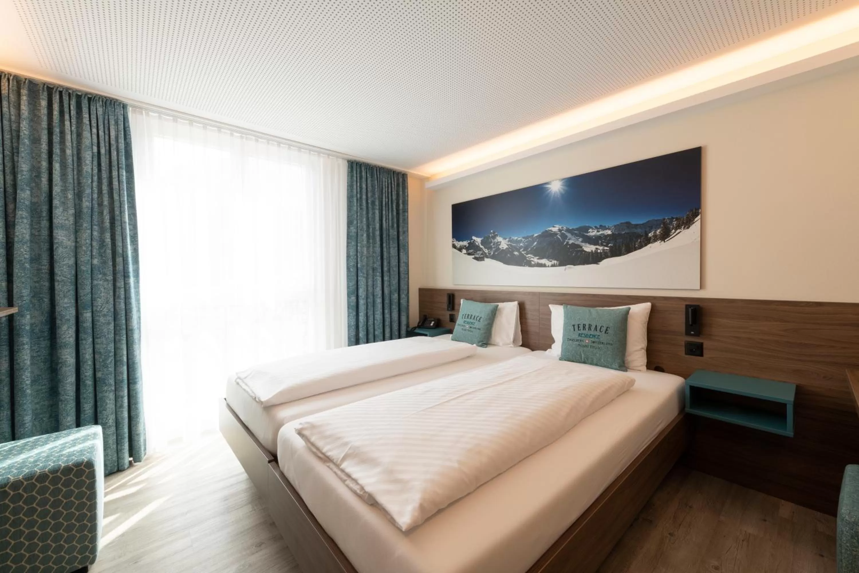 Bed in Hotel Terrace