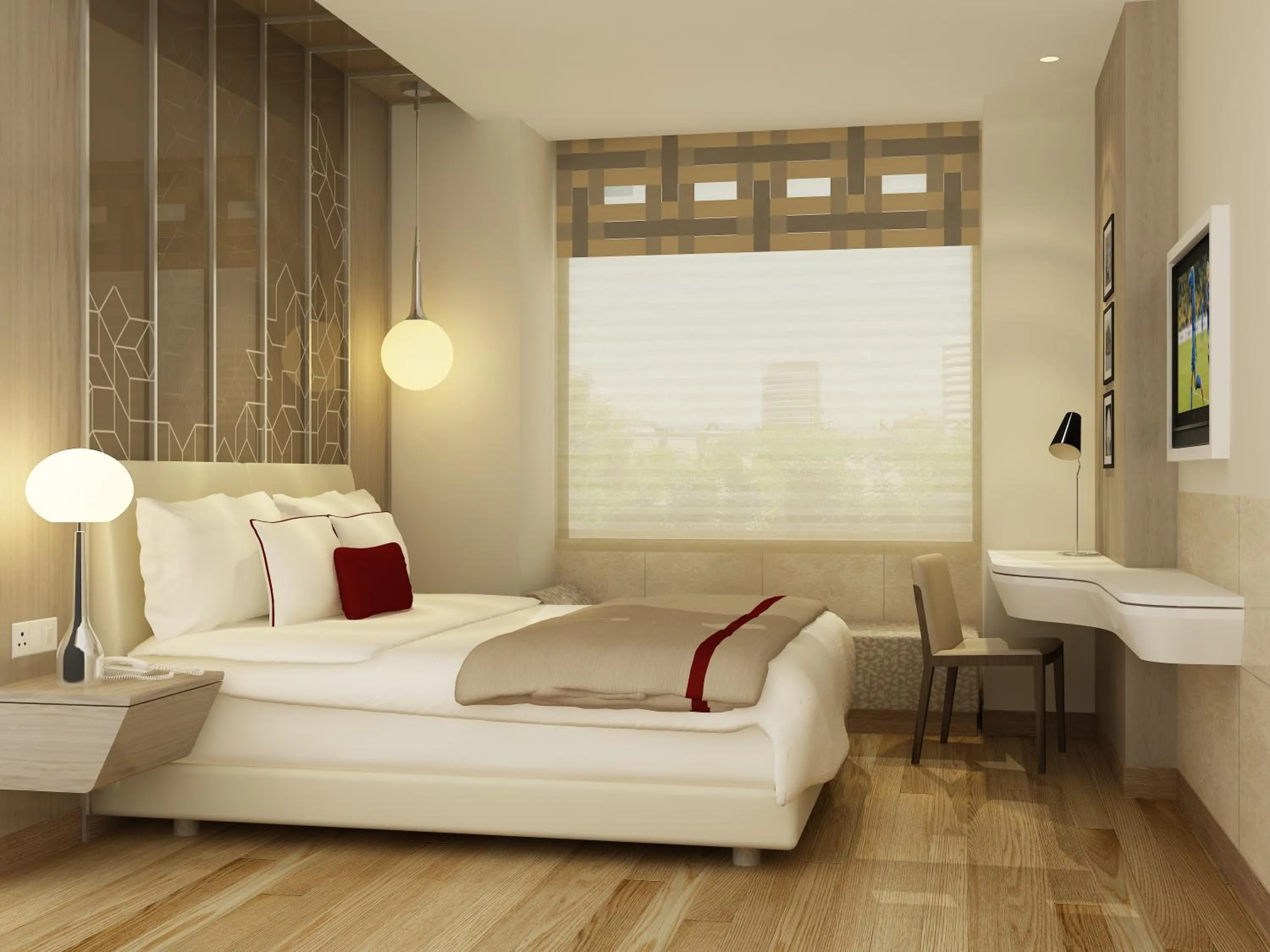 Photo of the whole room, Bed in Days Hotel Jaipur Tonk Road By Wyndham