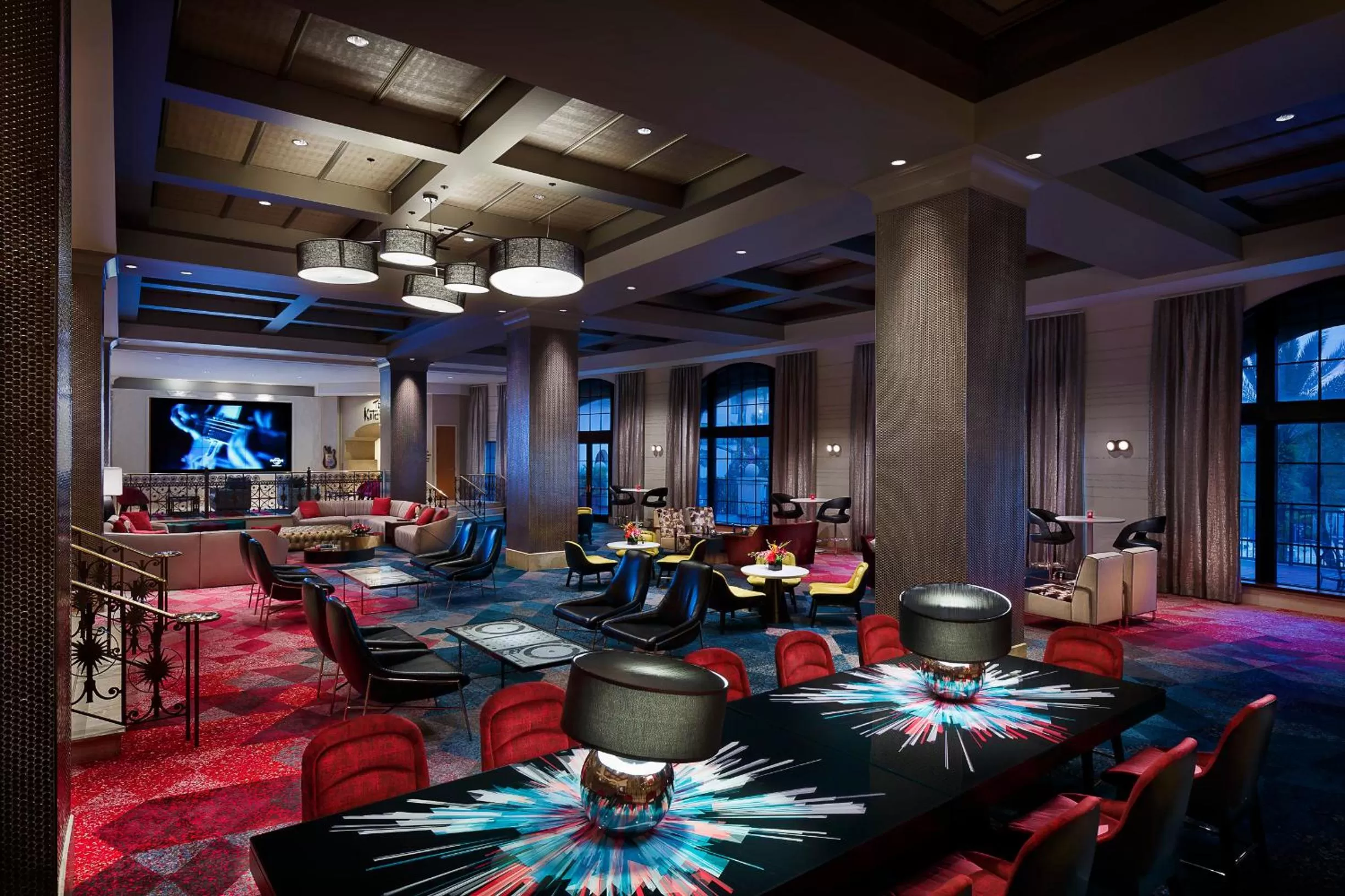Lounge or bar in Universal's Hard Rock Hotel®