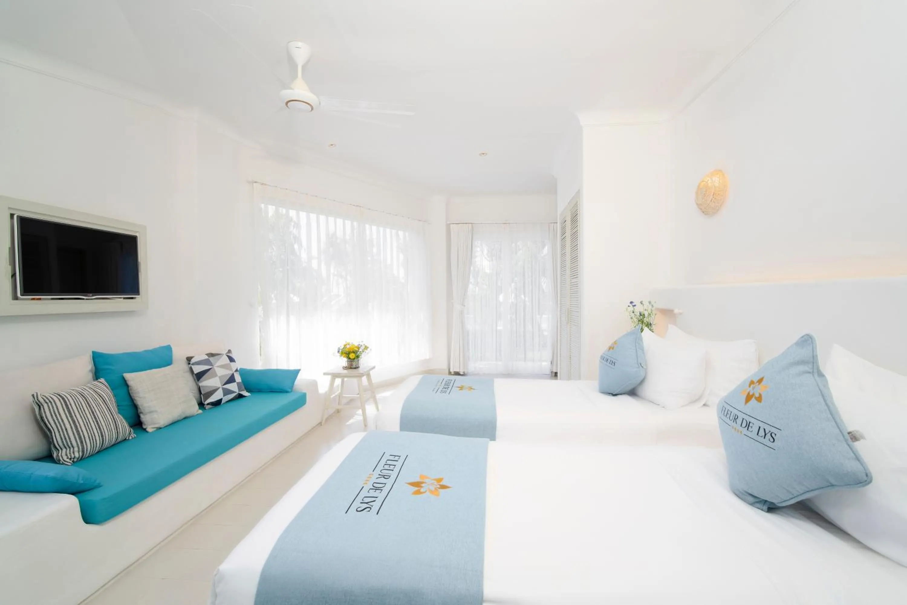 Bedroom, Bed in Fleur de Lys Resort & Spa Long Hai