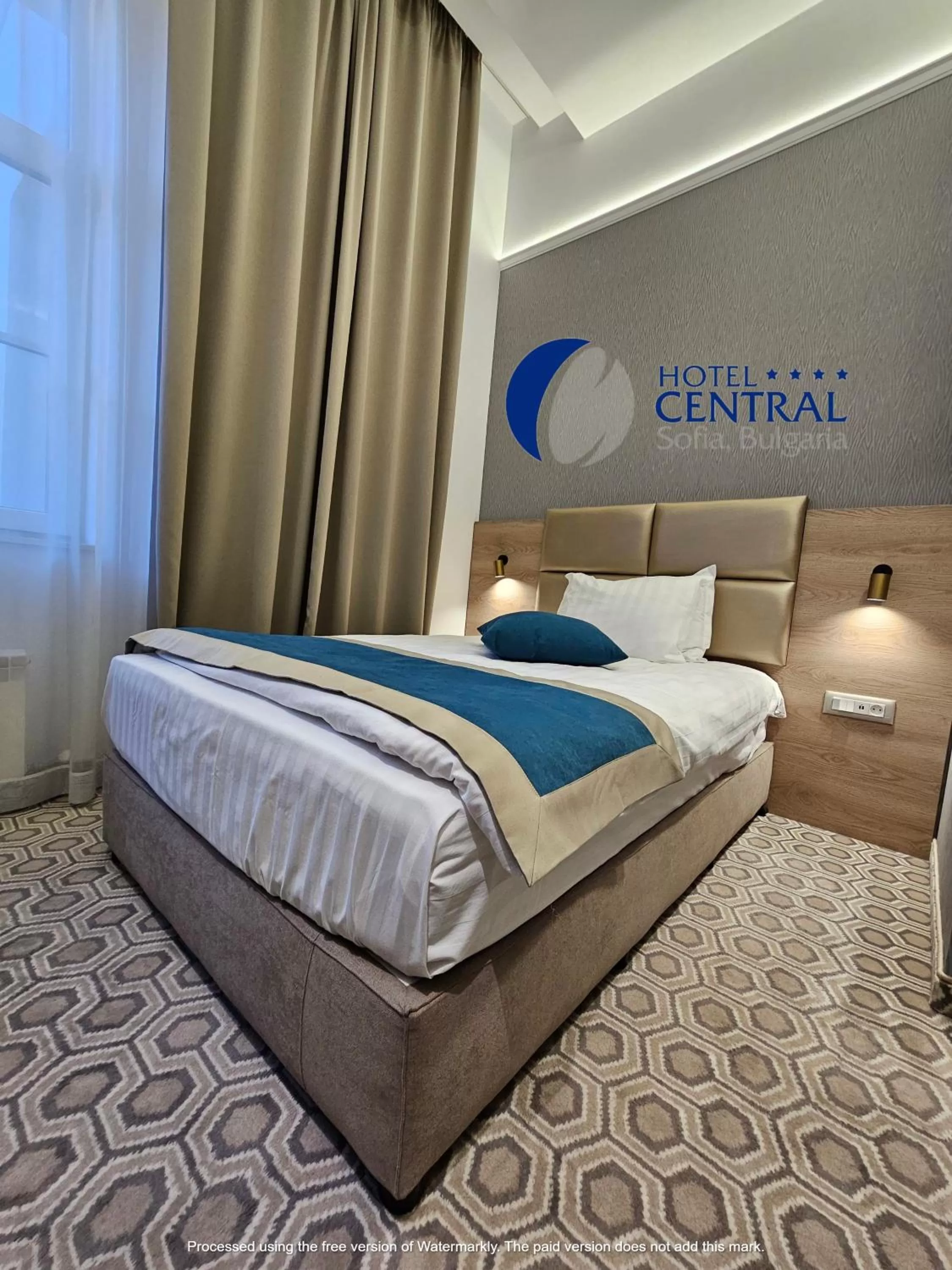 Bedroom, Bed in Central Hotel Sofia