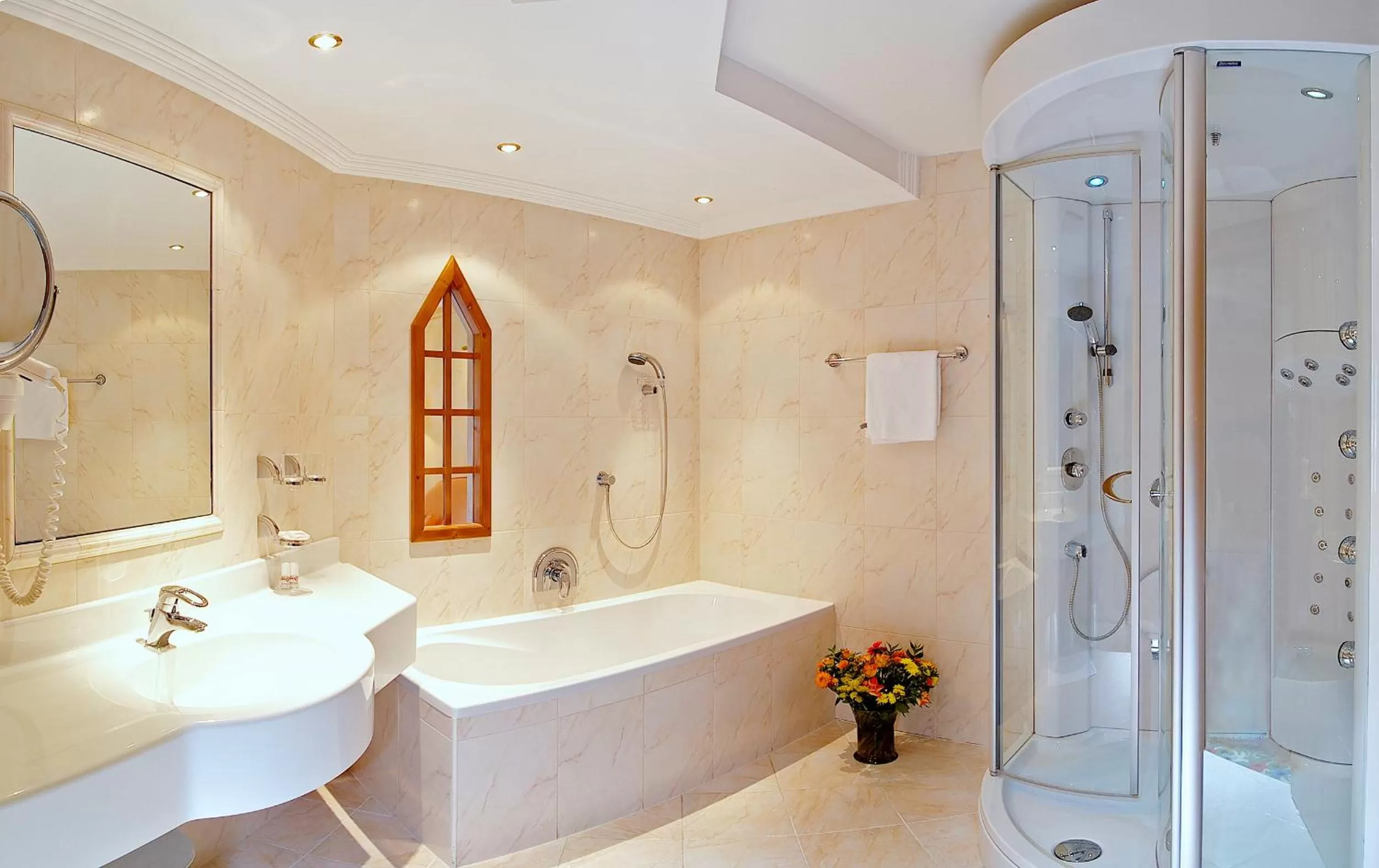 Bathroom in Wohlfühlhotel Schiestl