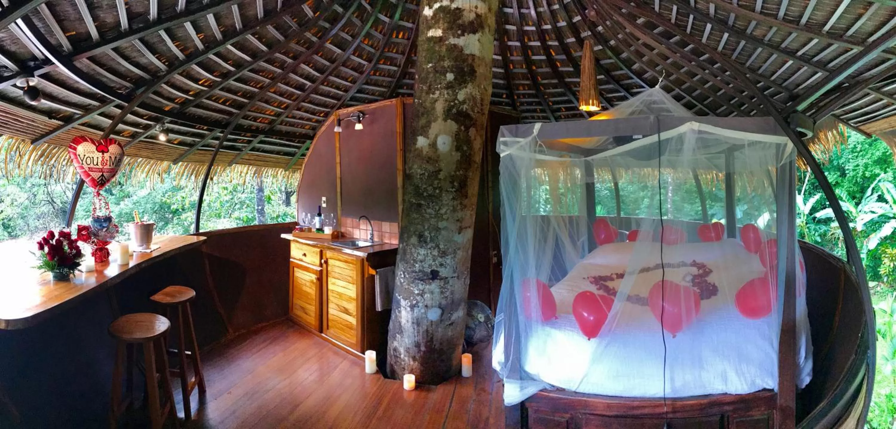 Decorative detail in Cabanas Rio Encantado