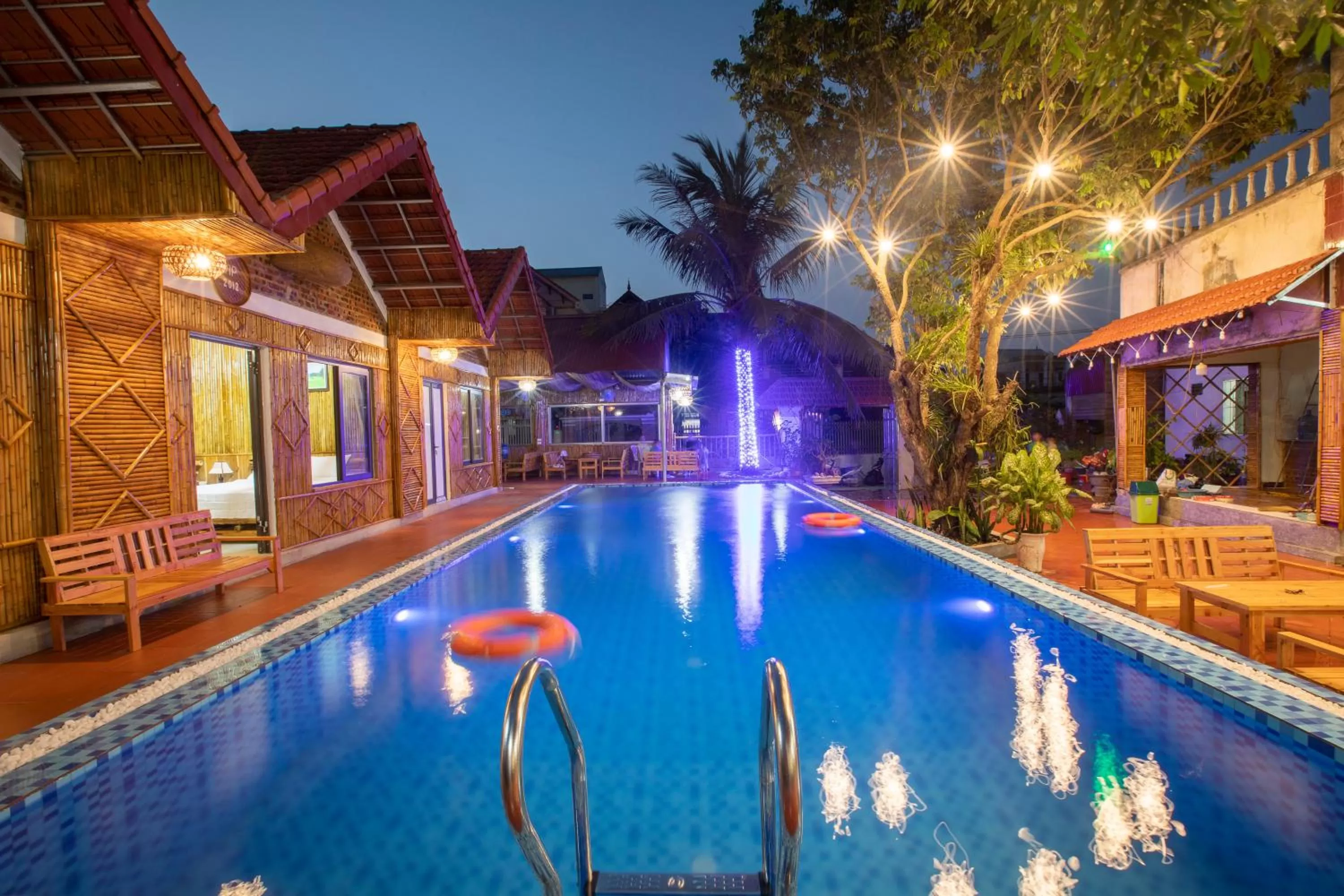 Swimming pool in Tam Coc Charming Bungalow