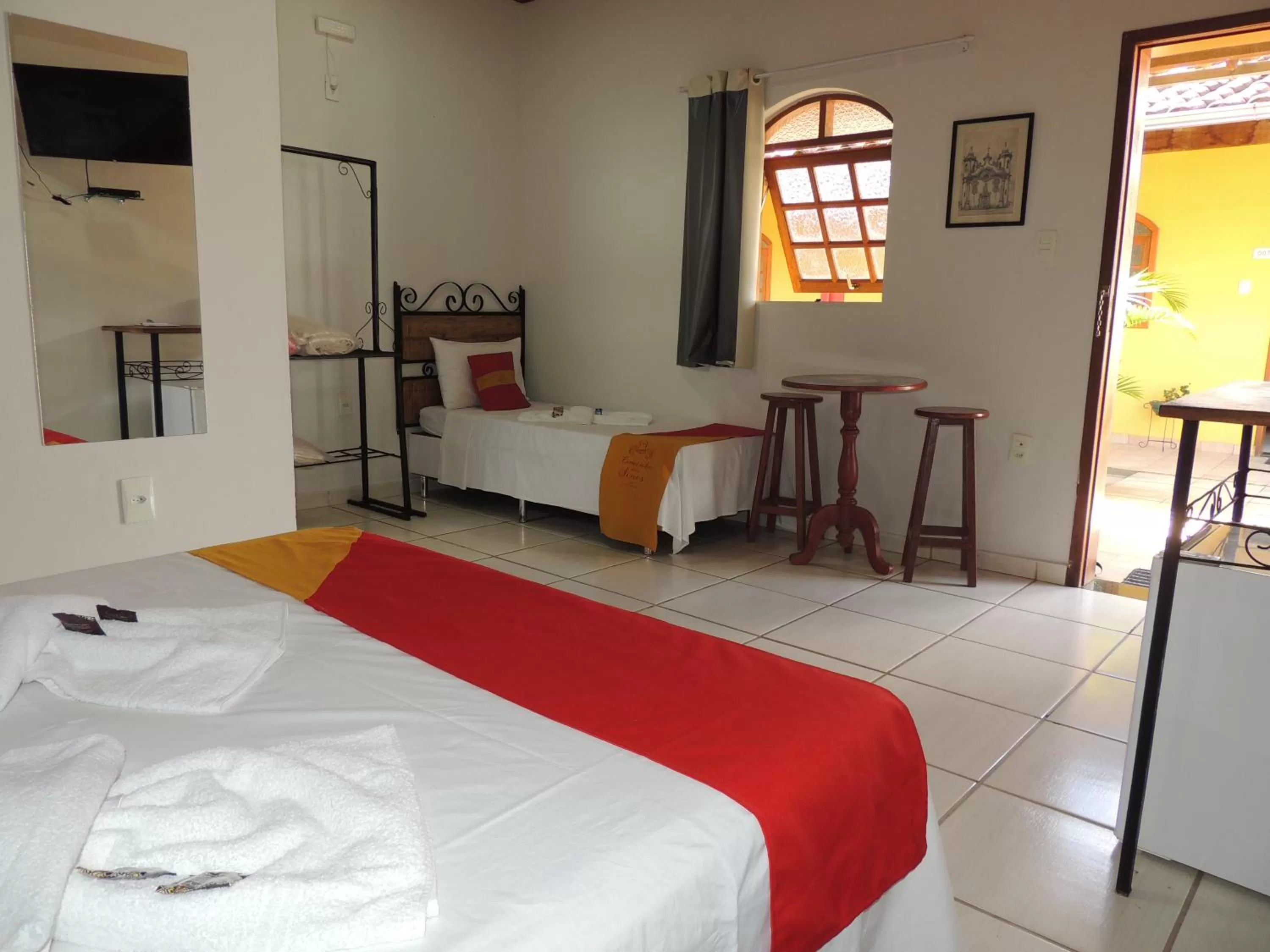 Bedroom, Bed in Pousada Caminho Dos Sinos