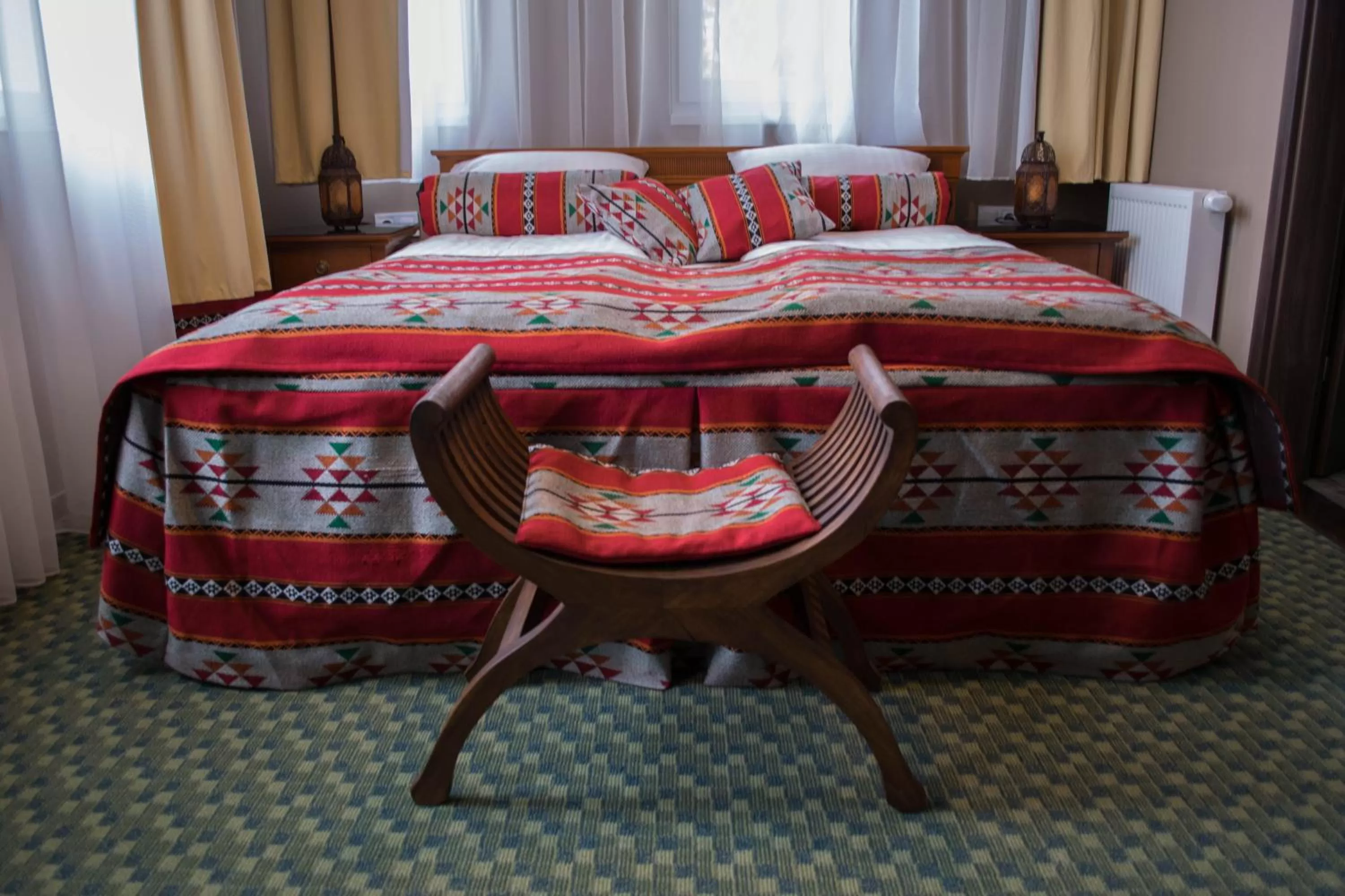 Bedroom, Bed in Petra Hotel