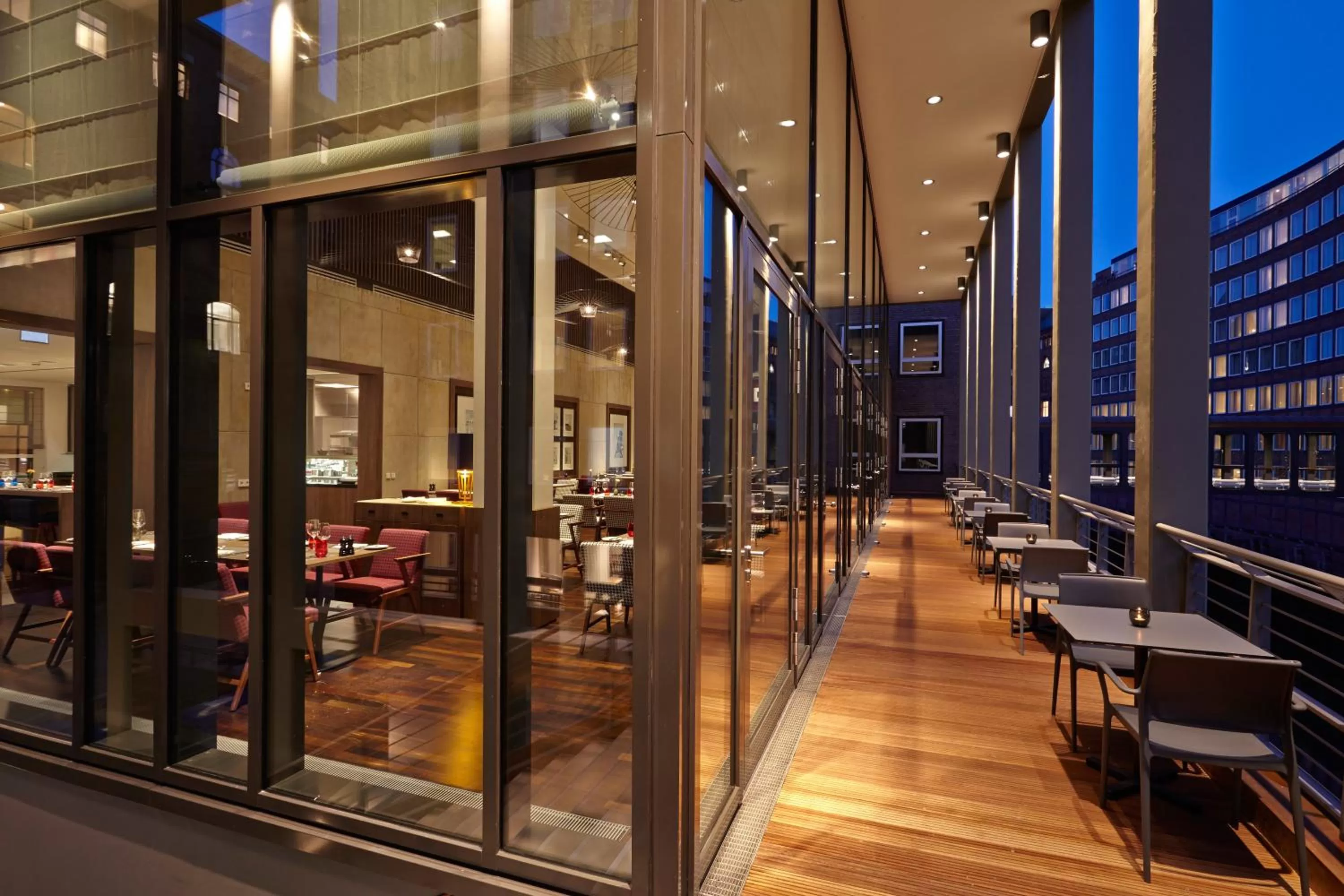 Balcony/Terrace in AMERON Hamburg Hotel Speicherstadt