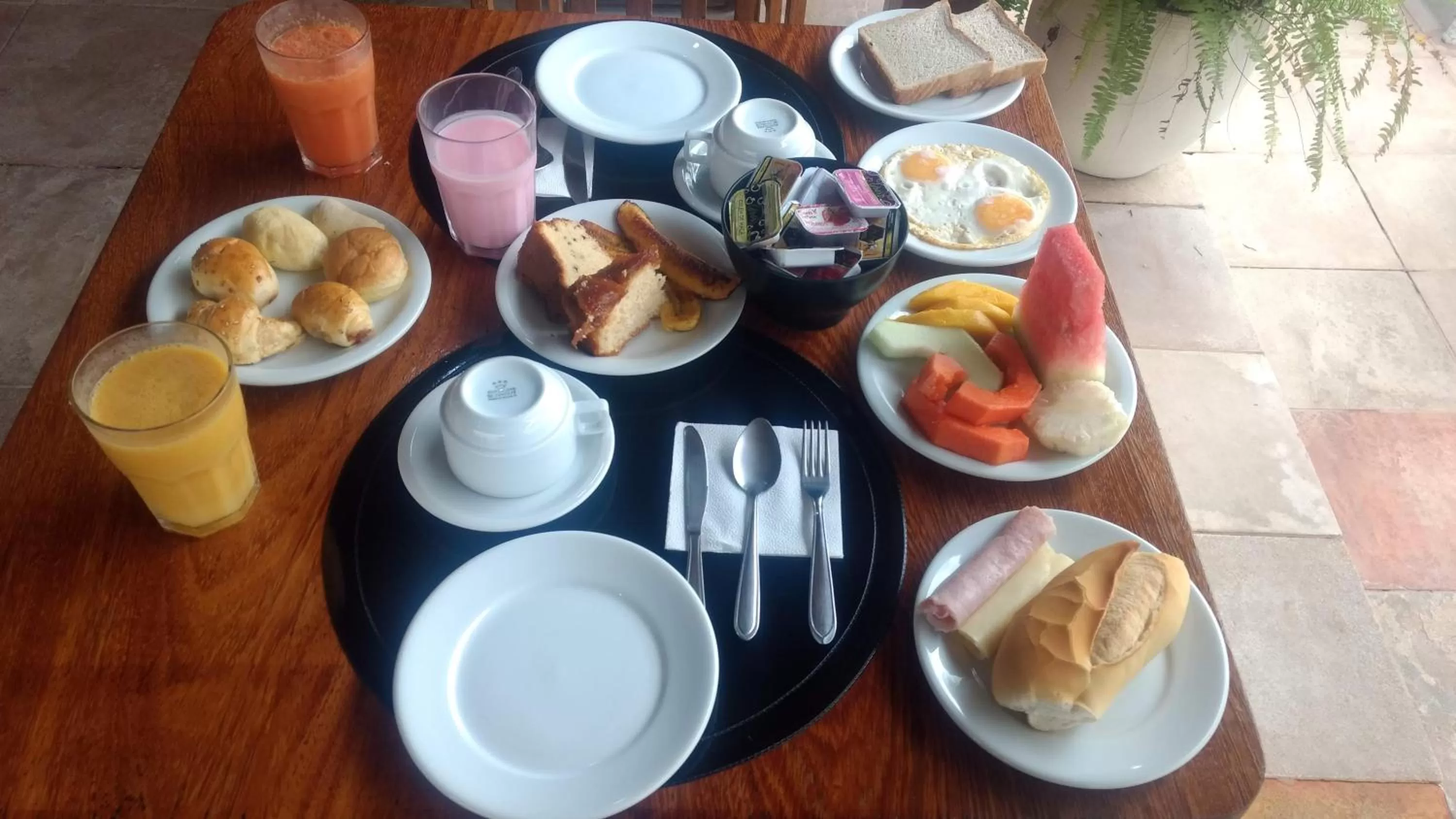 Breakfast in Hotel Pousada Salvador Paradise