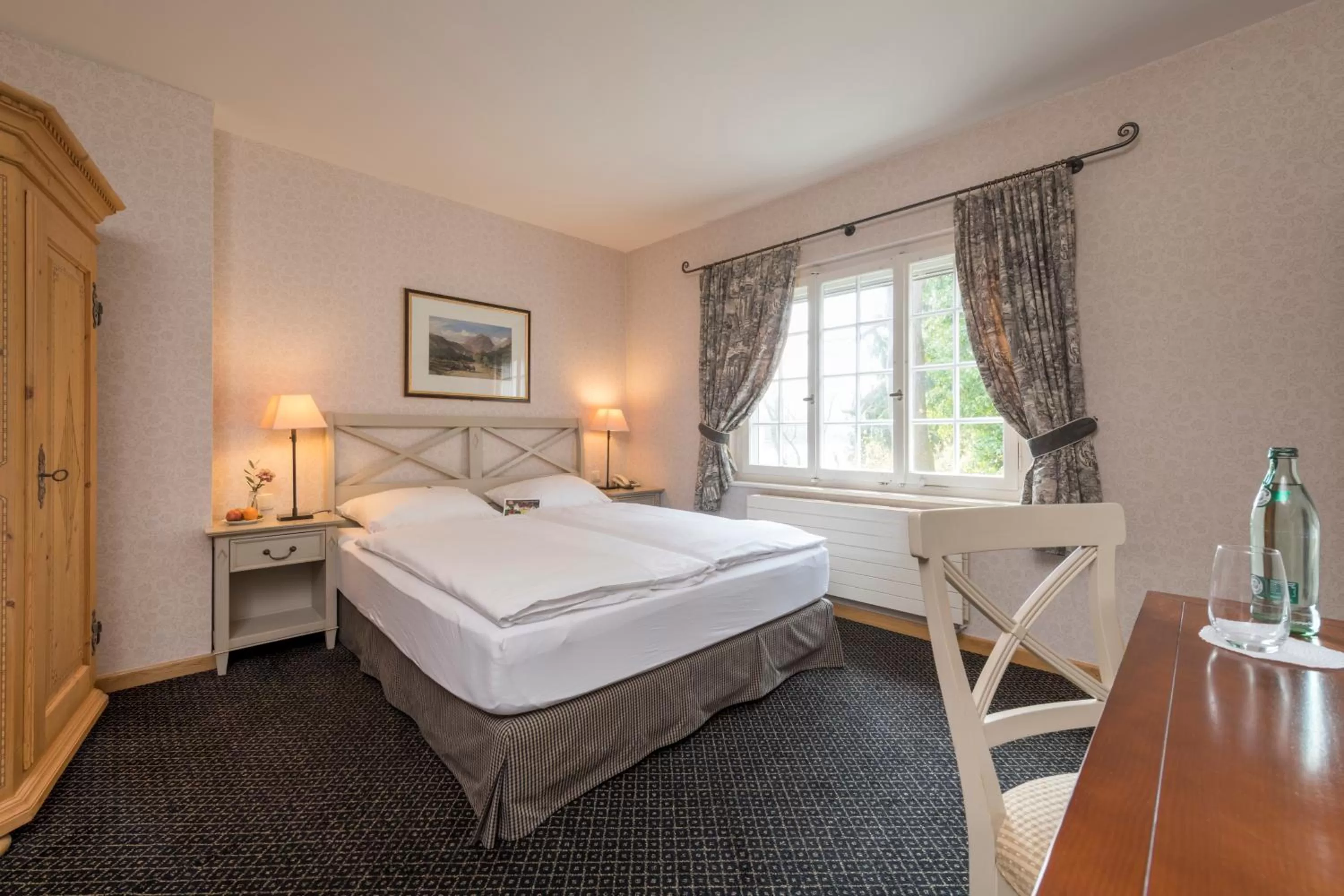 Photo of the whole room, Bed in Hotel & Restaurant Alte Rheinmühle