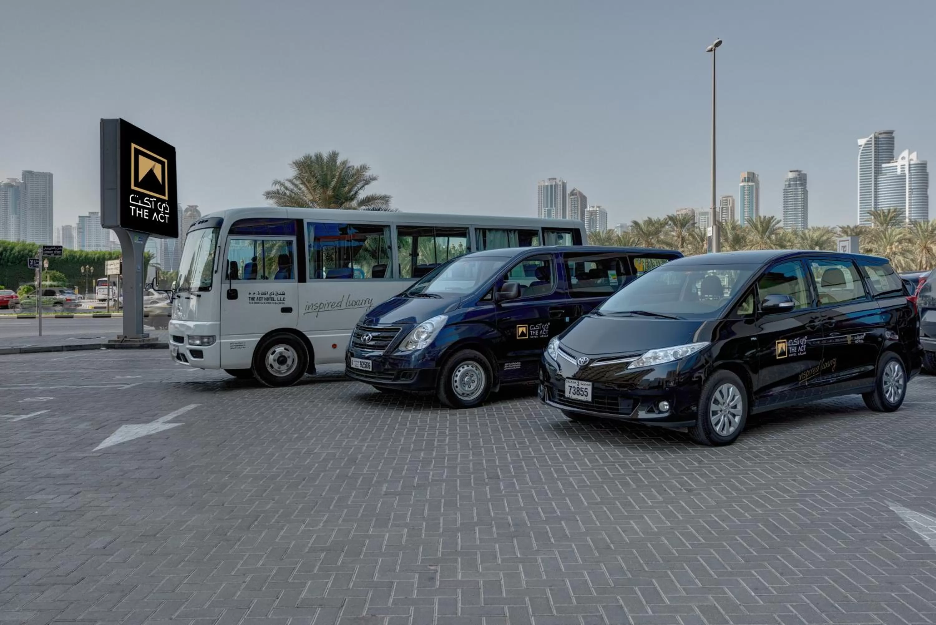 Parking in The Act Hotel Sharjah