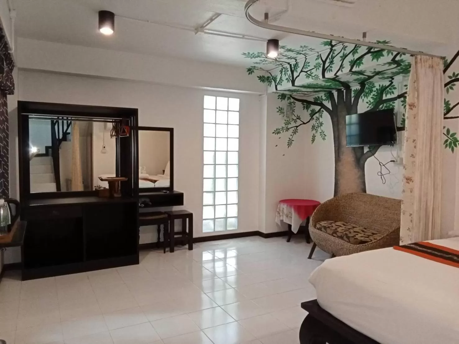 Seating area in Vlodge House