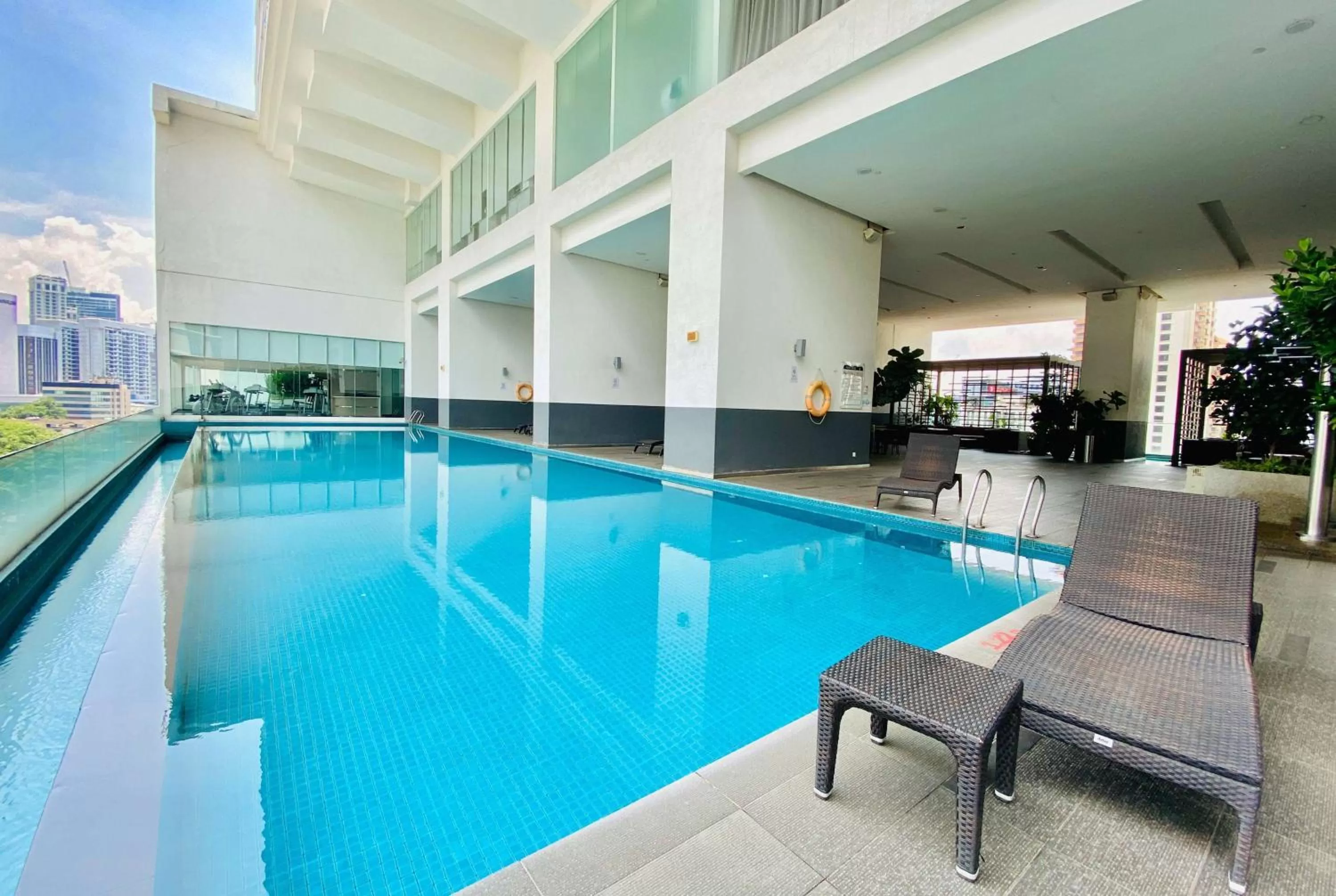 Pool view in Ramada Suites by Wyndham Kuala Lumpur City Centre
