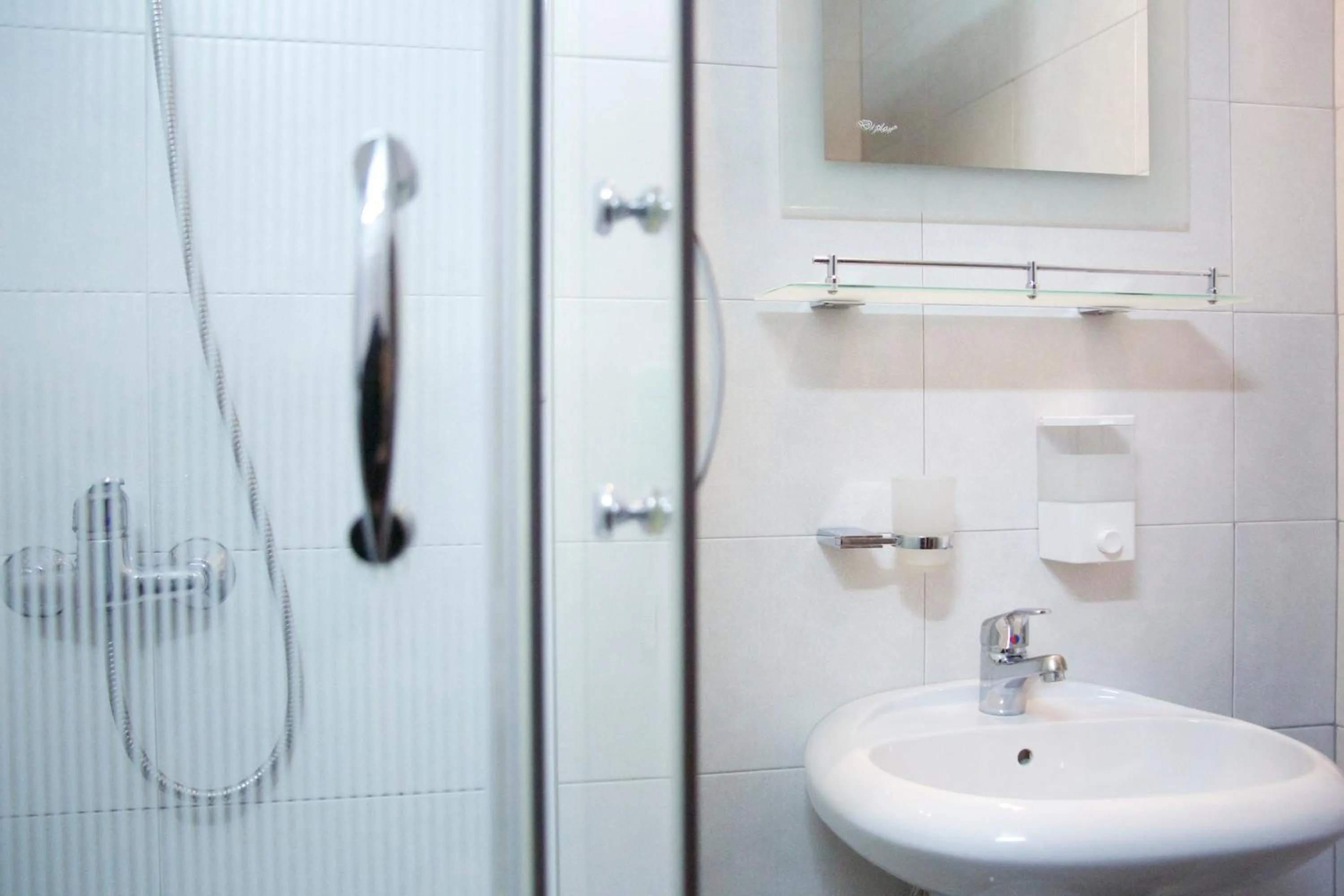 Bathroom in Hotel Srbija-FREE PARKING