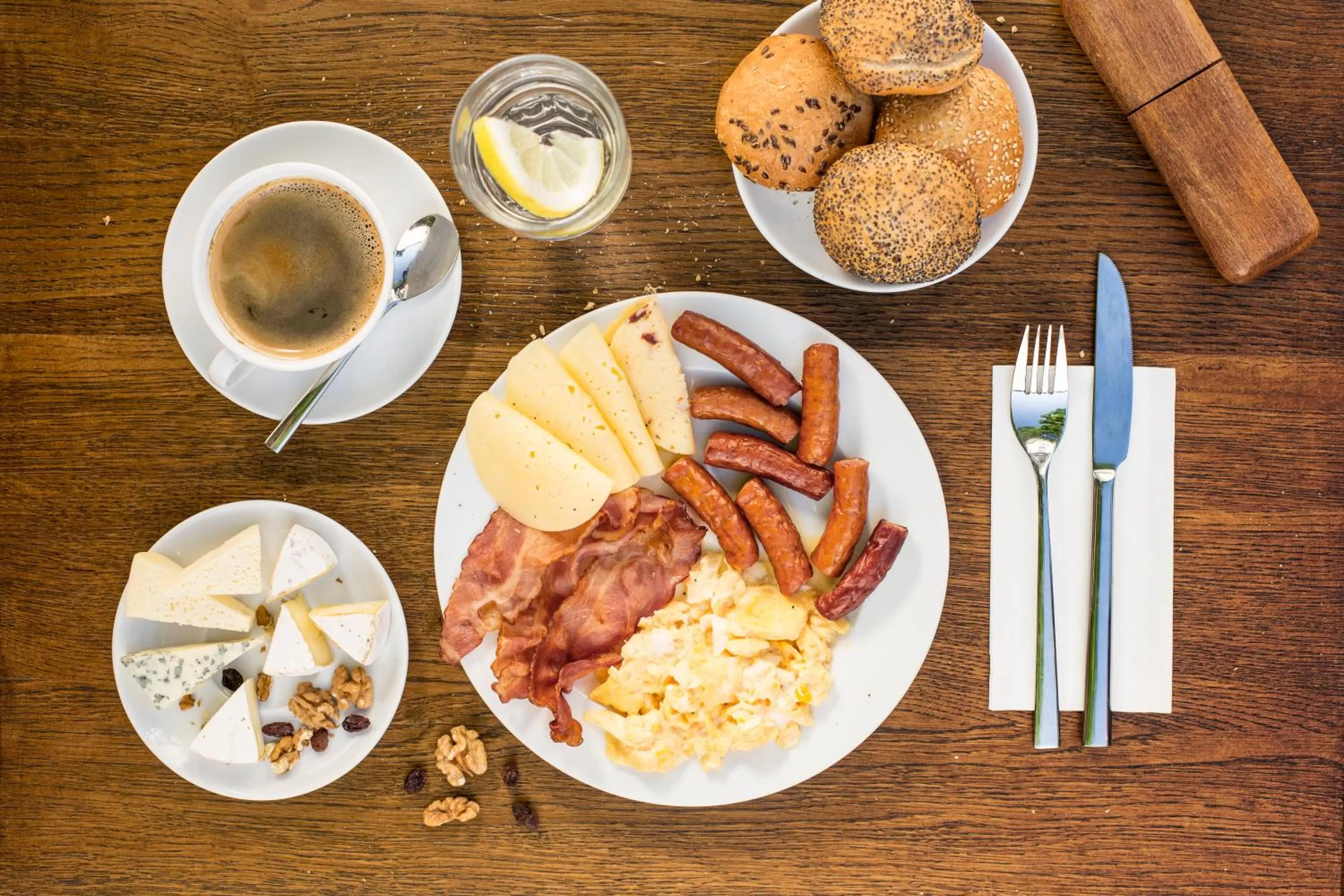 Buffet breakfast in Abella Suites & Apartments by Artery Hotels