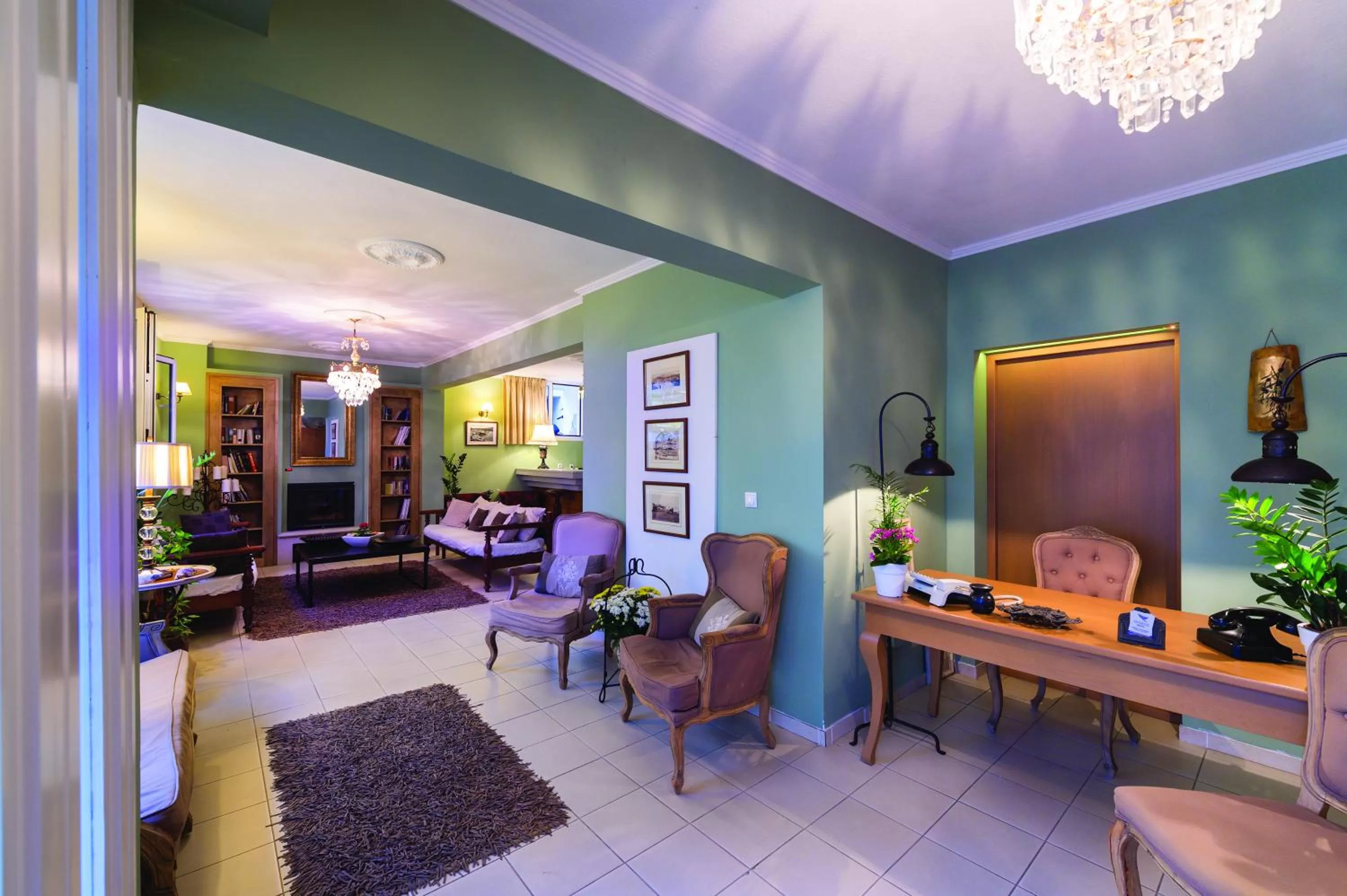 Lobby or reception in Ikaros Art Hotel