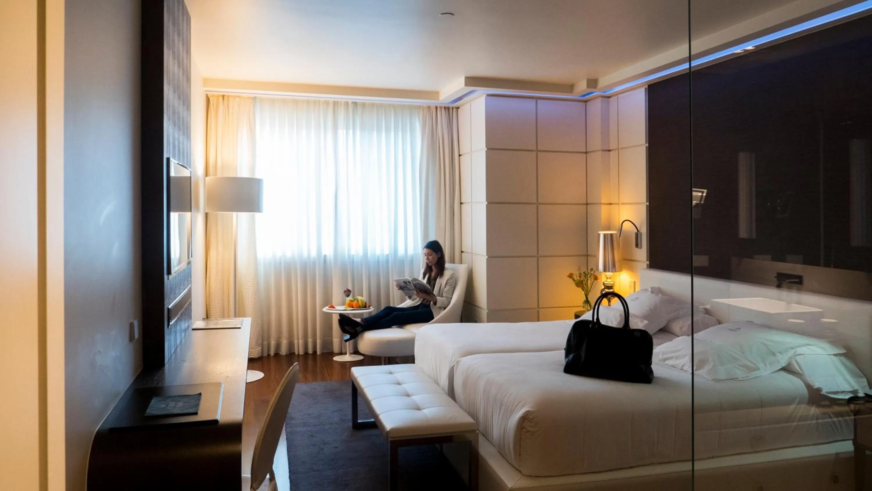 Bed in Gran Hotel Nagari Boutique & Spa