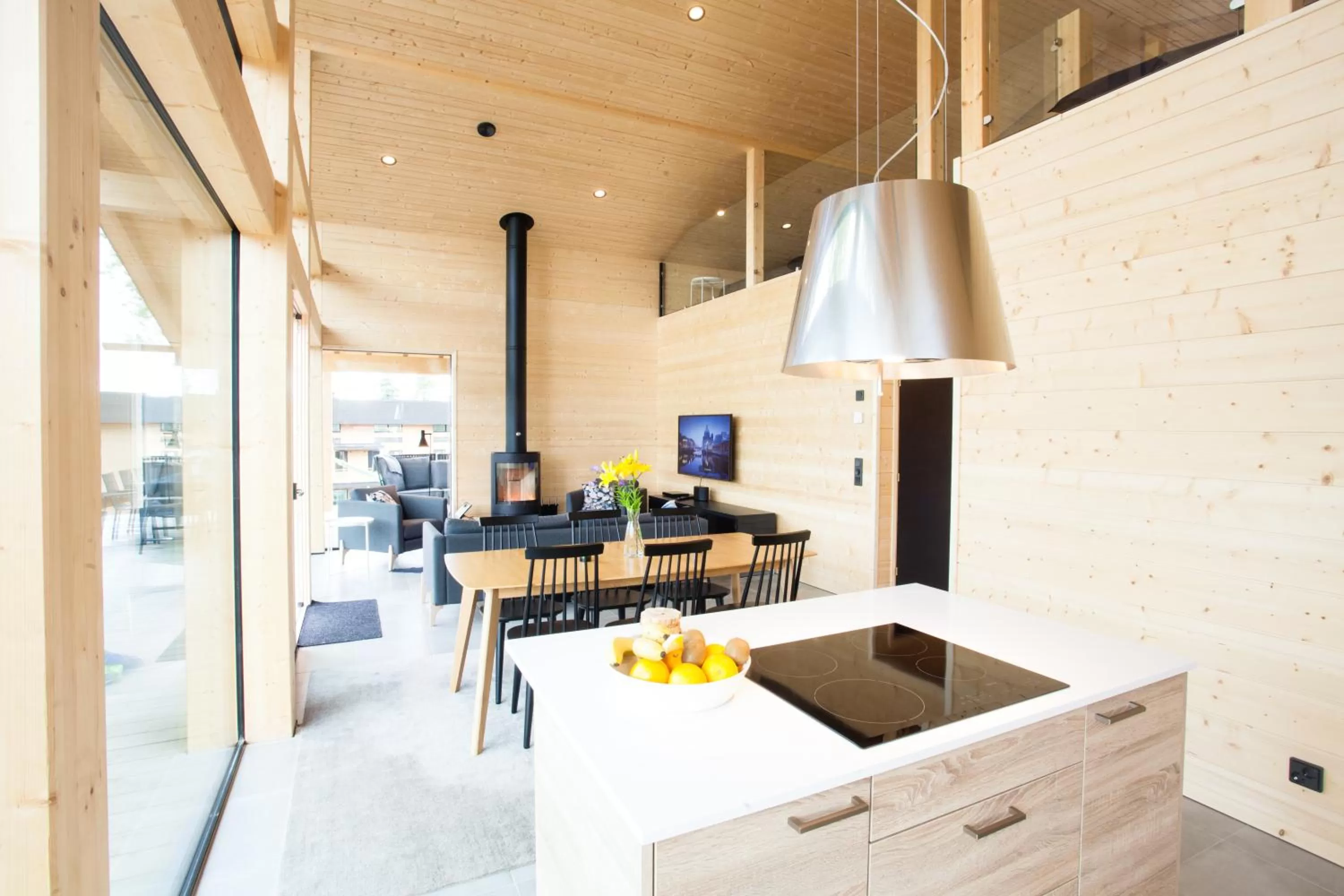 Kitchen or kitchenette in Eerikkilä Sport & Outdoor Resort