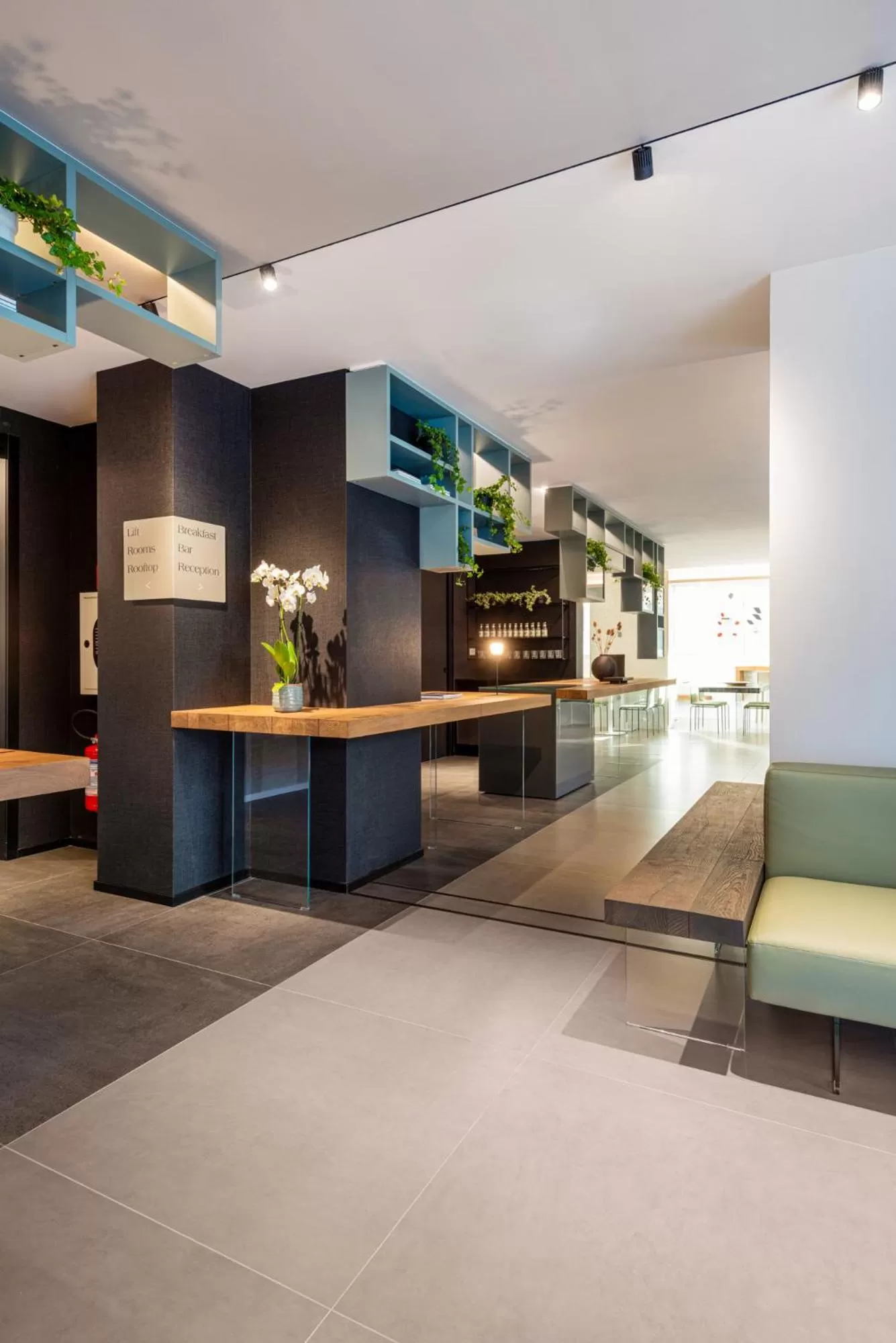 Lobby or reception in Open Hotel