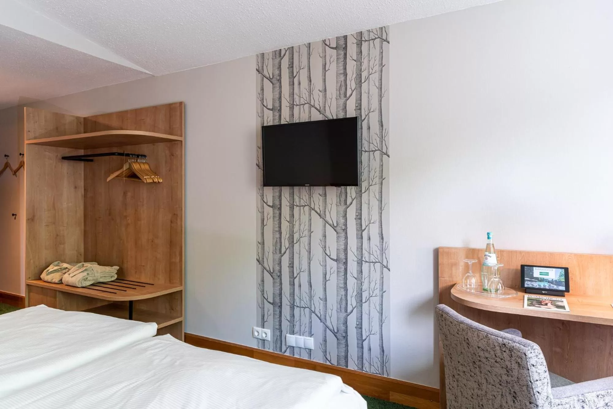 Photo of the whole room, Bed in Waldhotel Tannenhäuschen