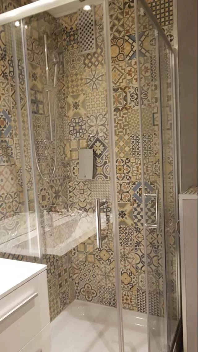 Shower in Hotel Lindenhof