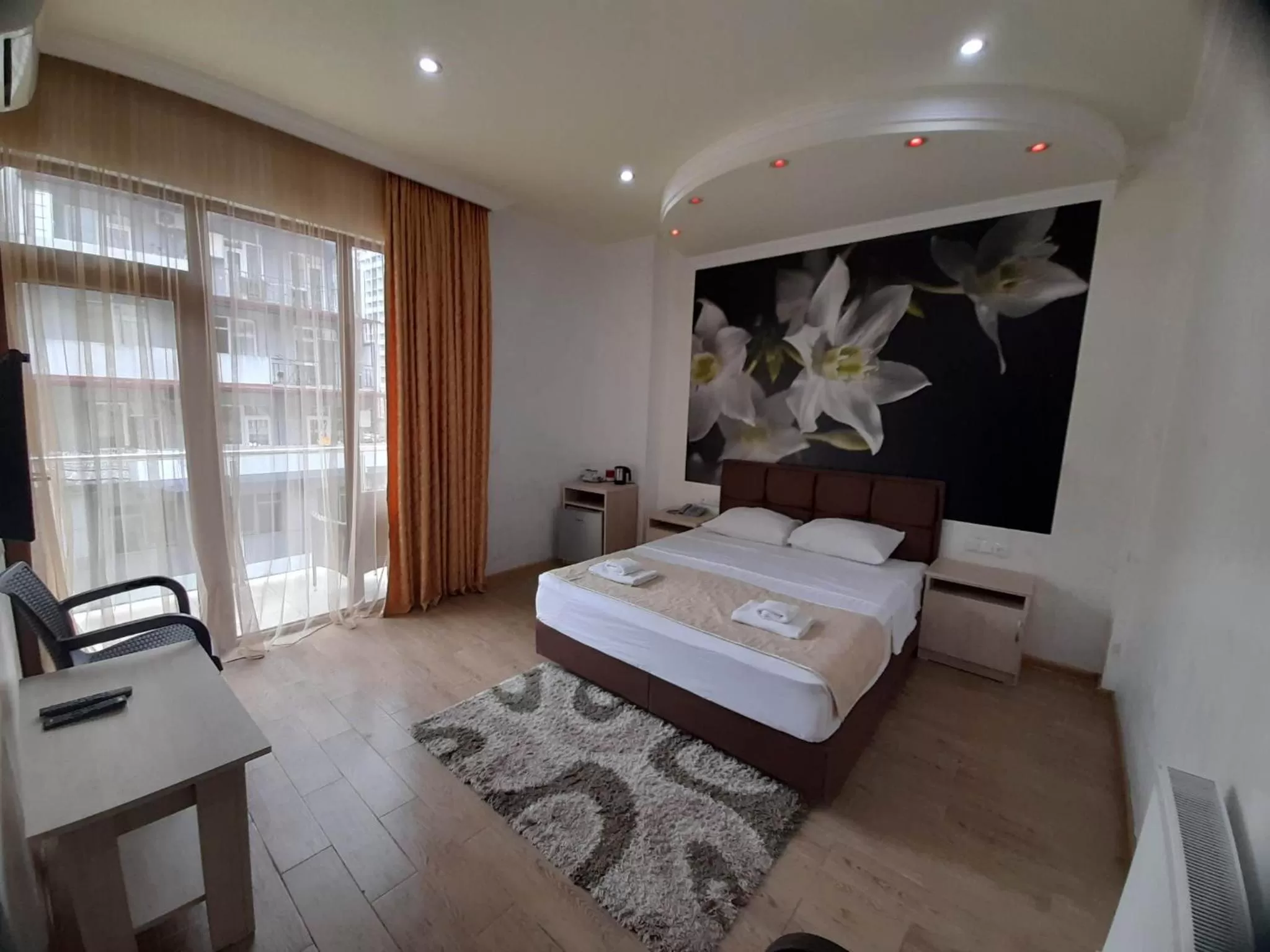 Bed in Hotel Royal Palace