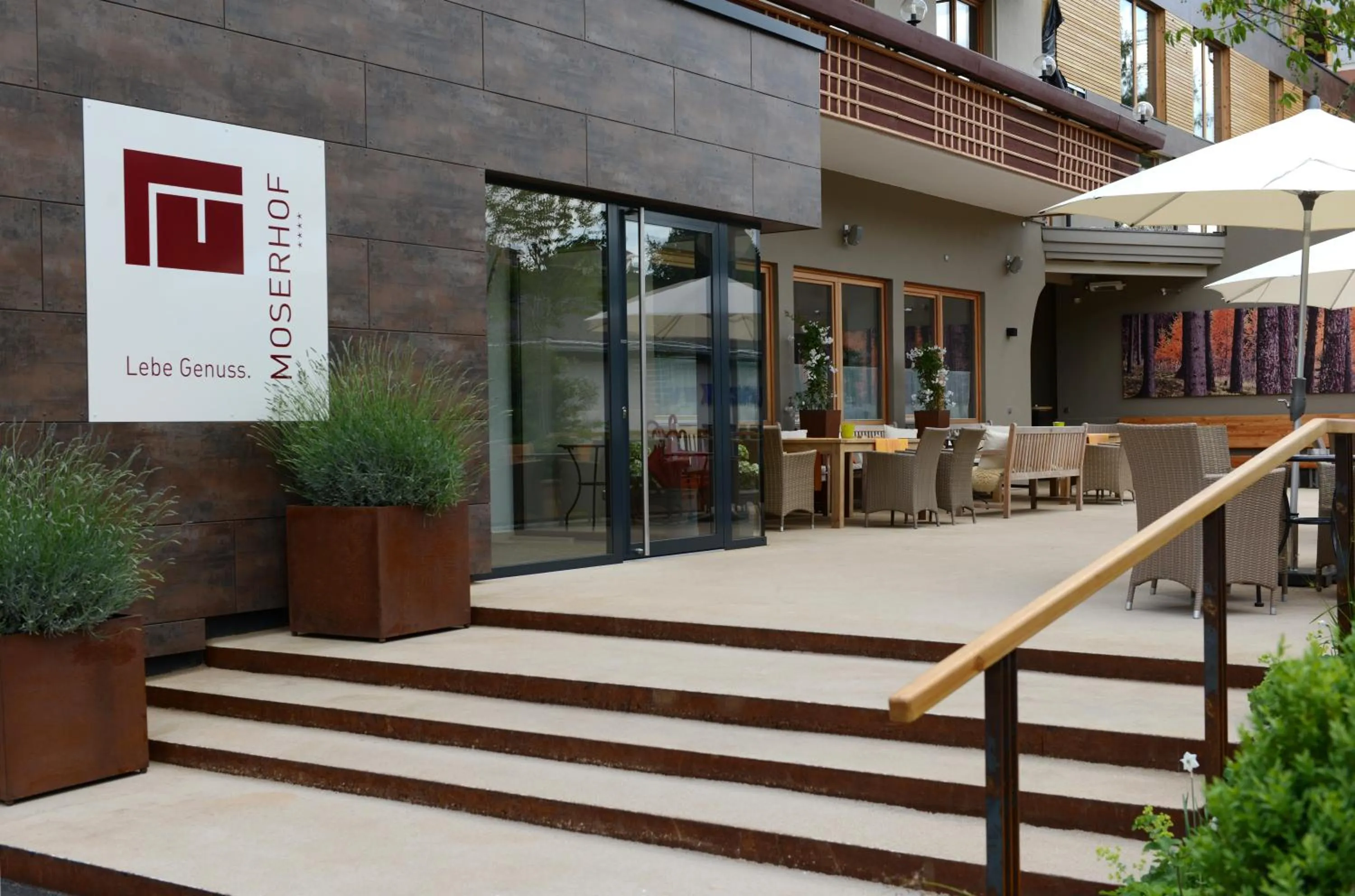 Facade/entrance in Hotel Moserhof