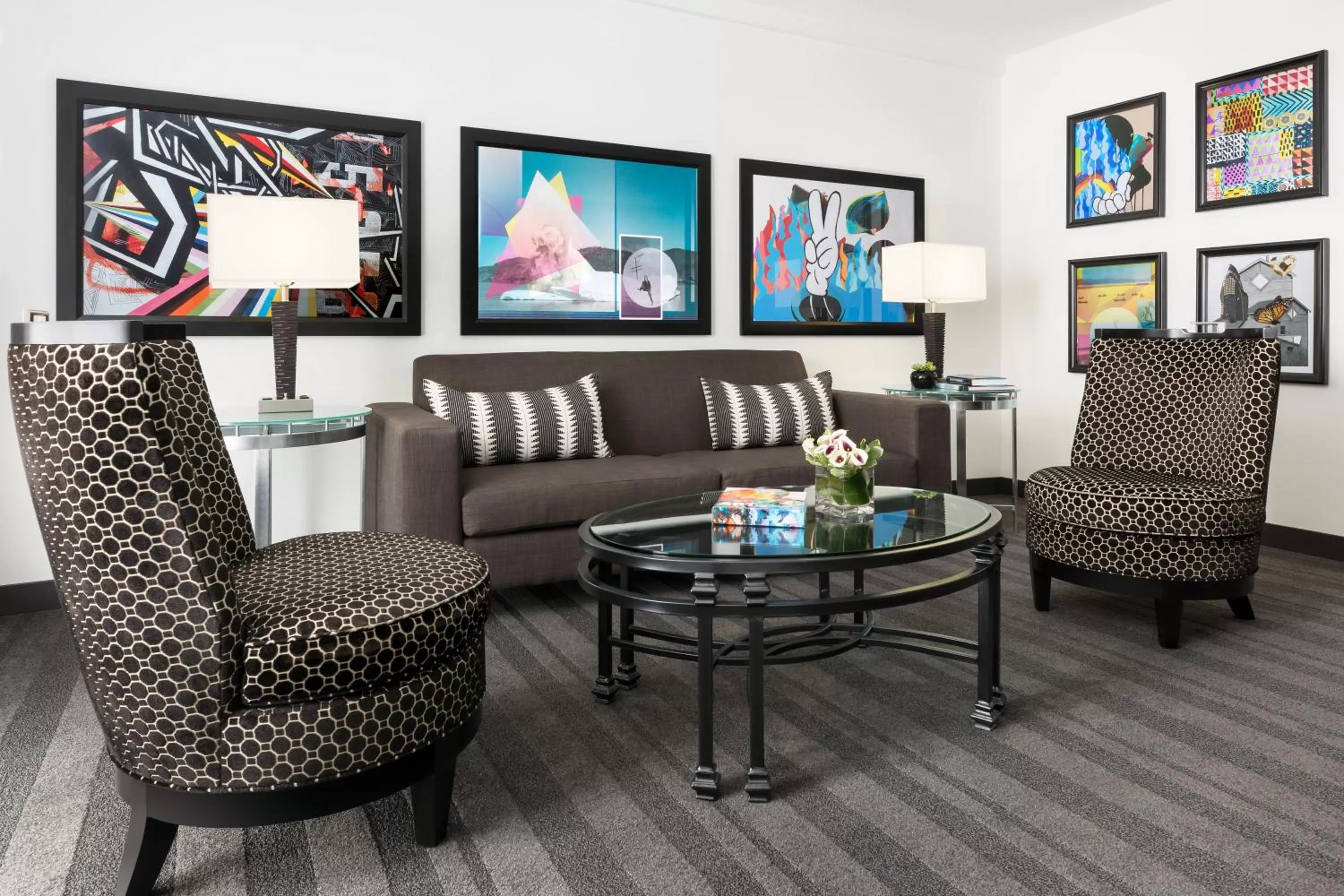 Living room in Studio Allston Hotel Boston