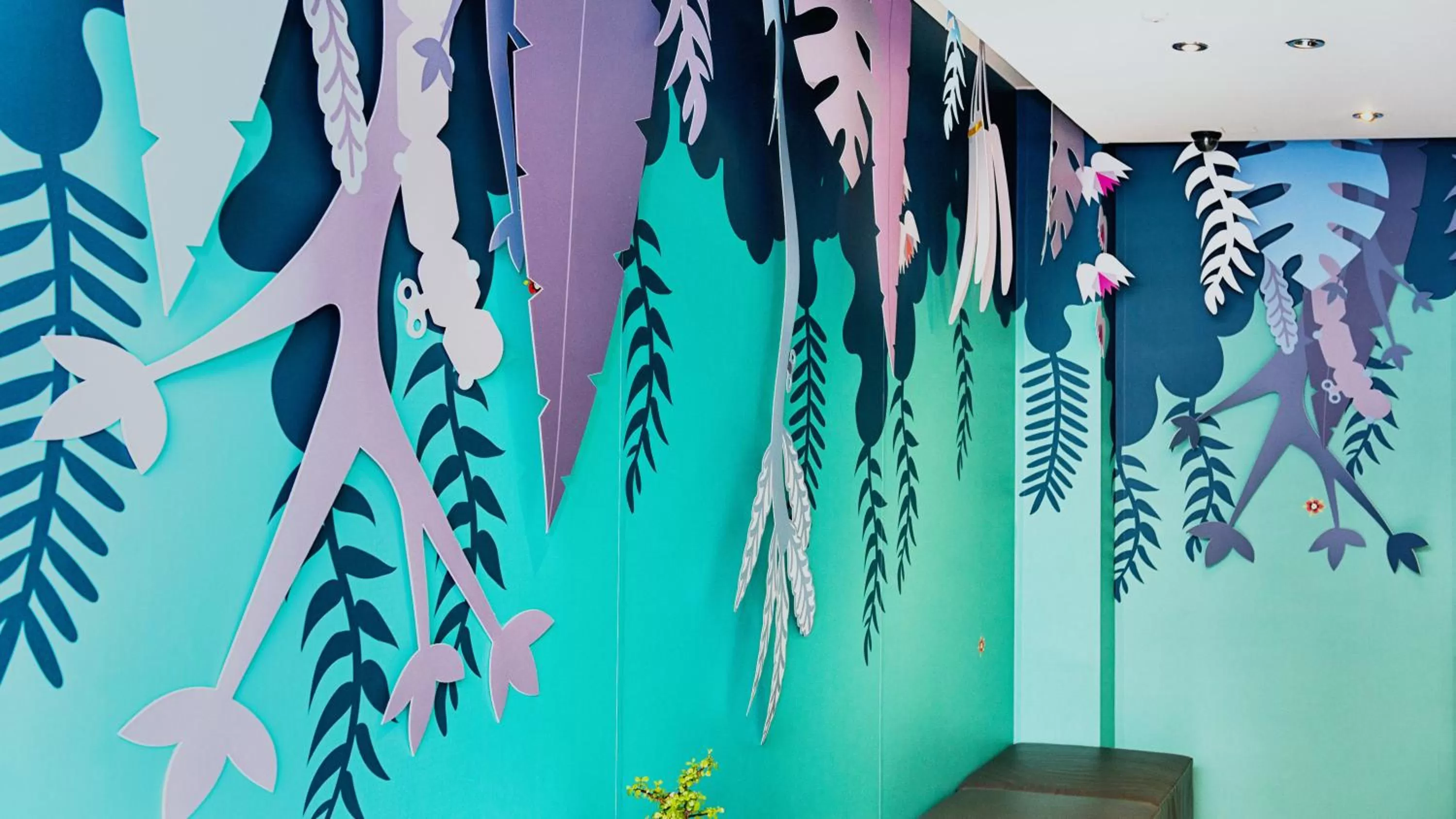 Decorative detail in CityInn Hotel Taipei Station Branch II