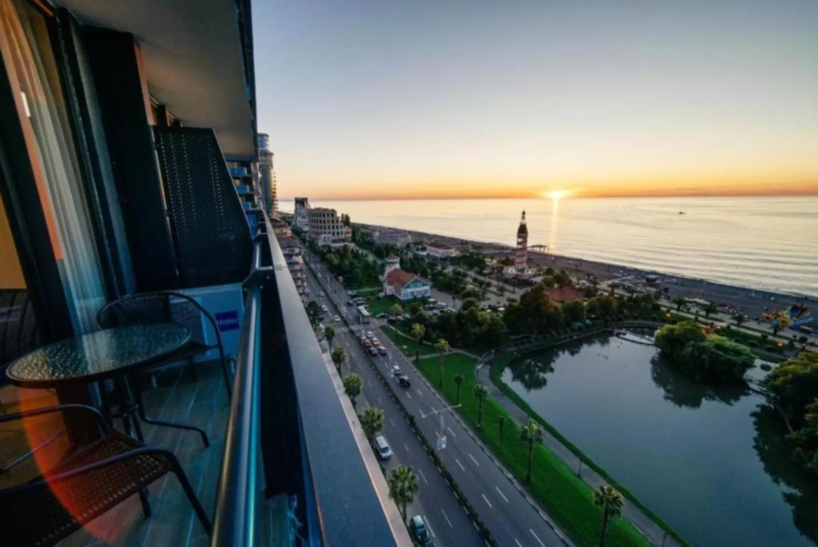 Property building in Luxury Sea View Aparthotel In Orbi City Batumi