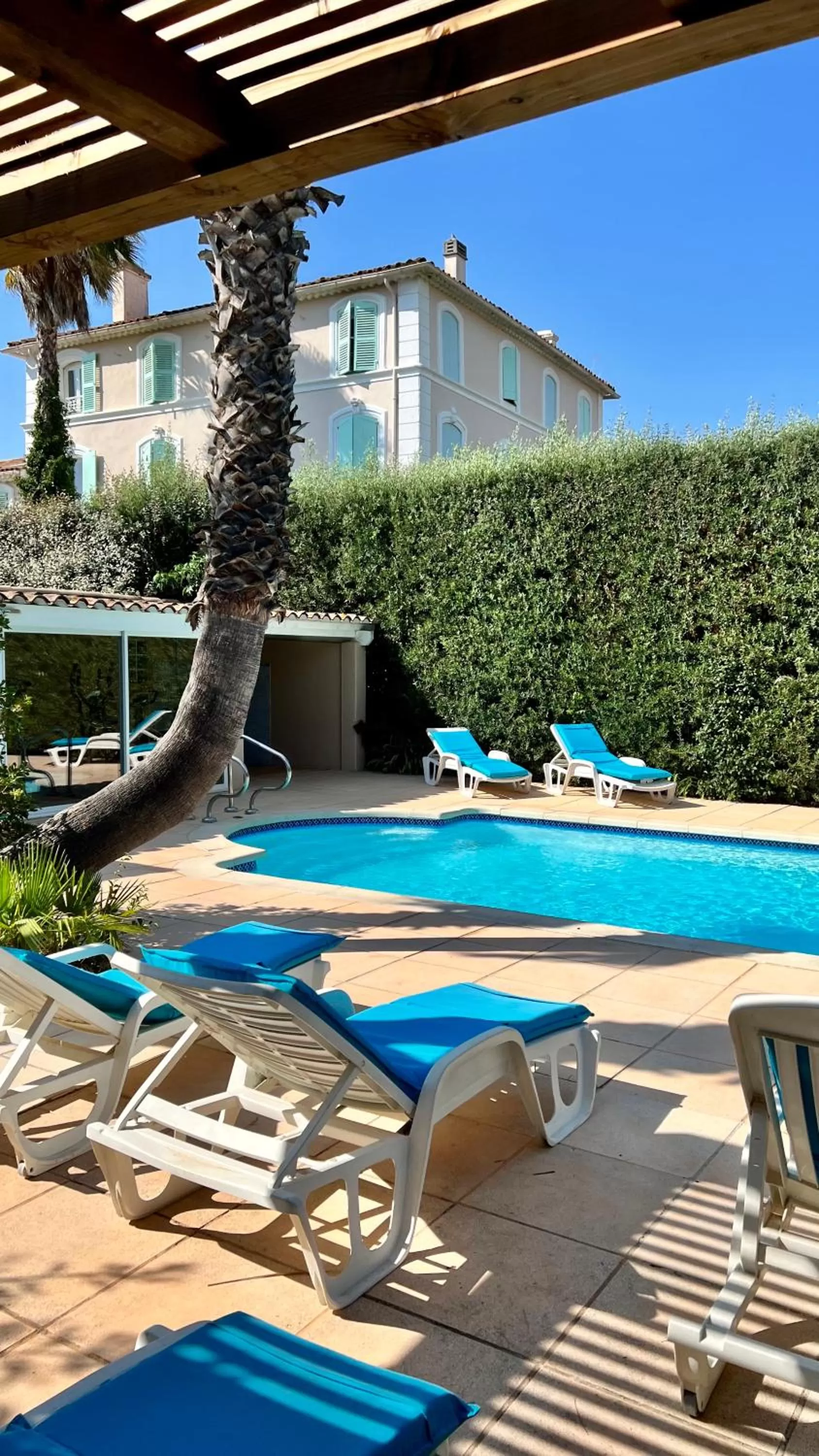 Swimming pool in Domaine de l'Aufrene