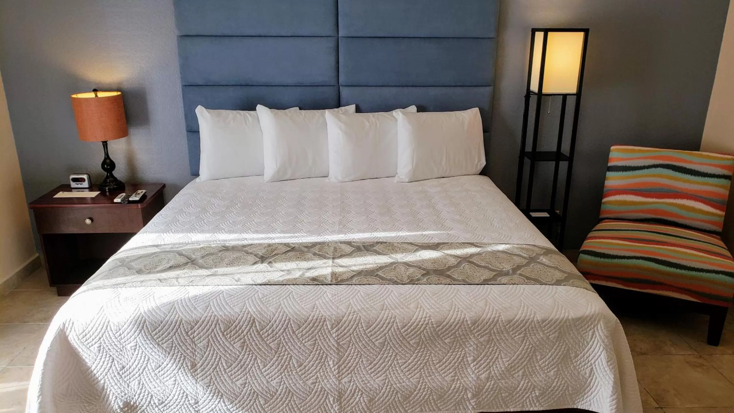 Bed in Combate Beach Resort