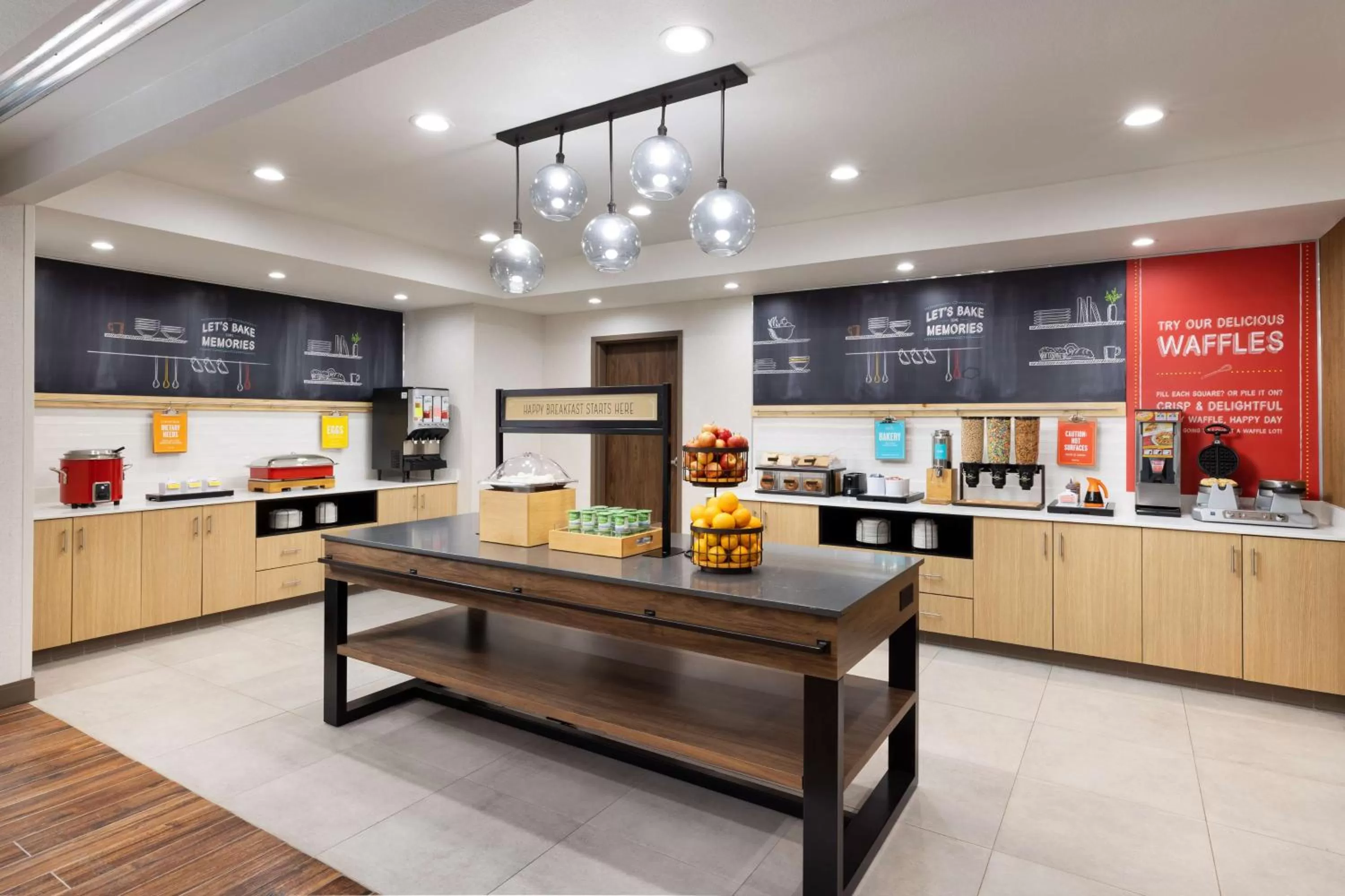 Breakfast in Hampton Inn Oakhurst-Yosemite