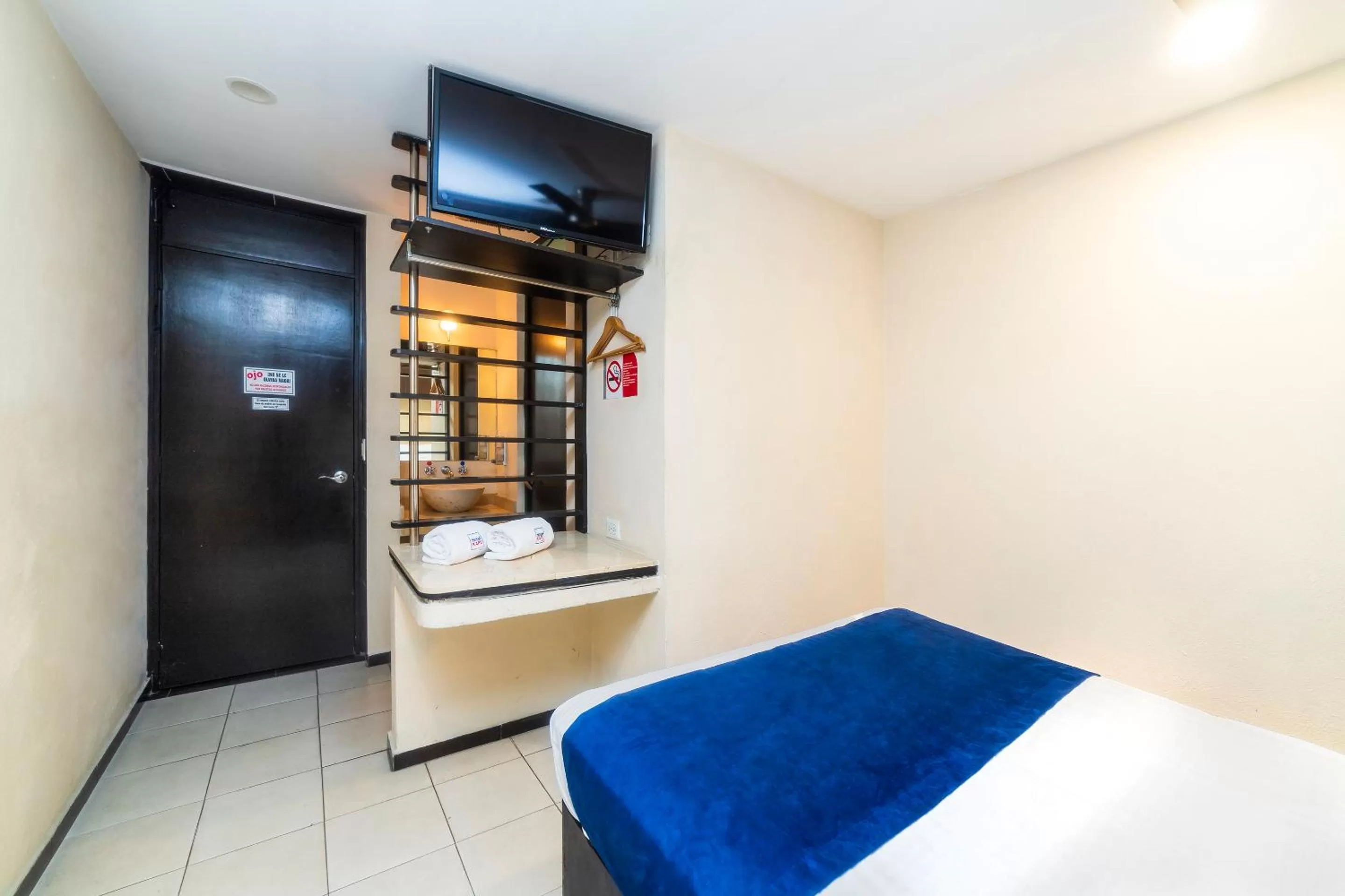 Bed in Hotel Kapu, Puebla