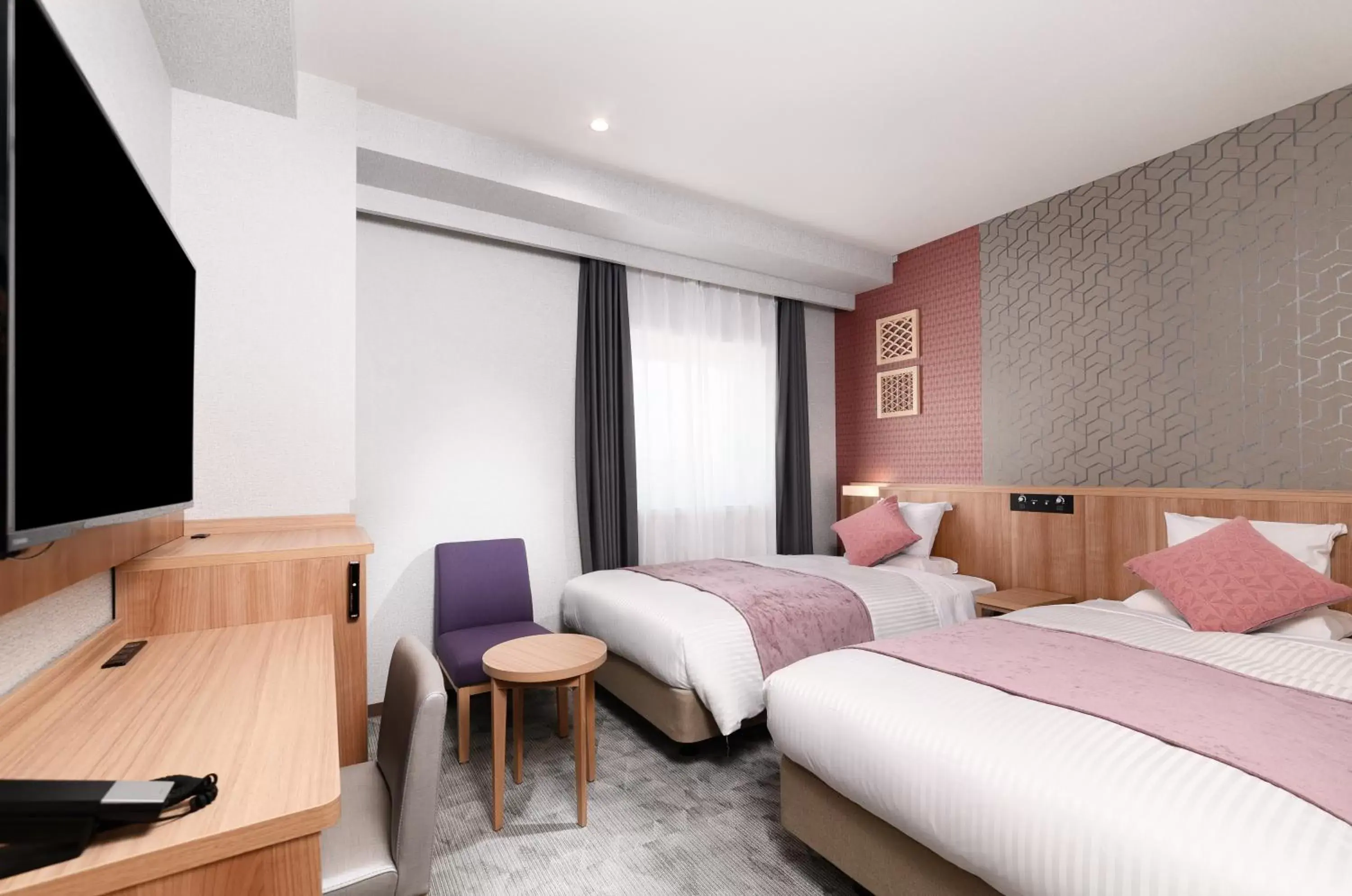 Standard Twin Room - single occupancy - Non-Smoking in ART HOTEL Aomori Standard Twin Room - single occupancy - Non-Smoking in ART HOTEL Aomori