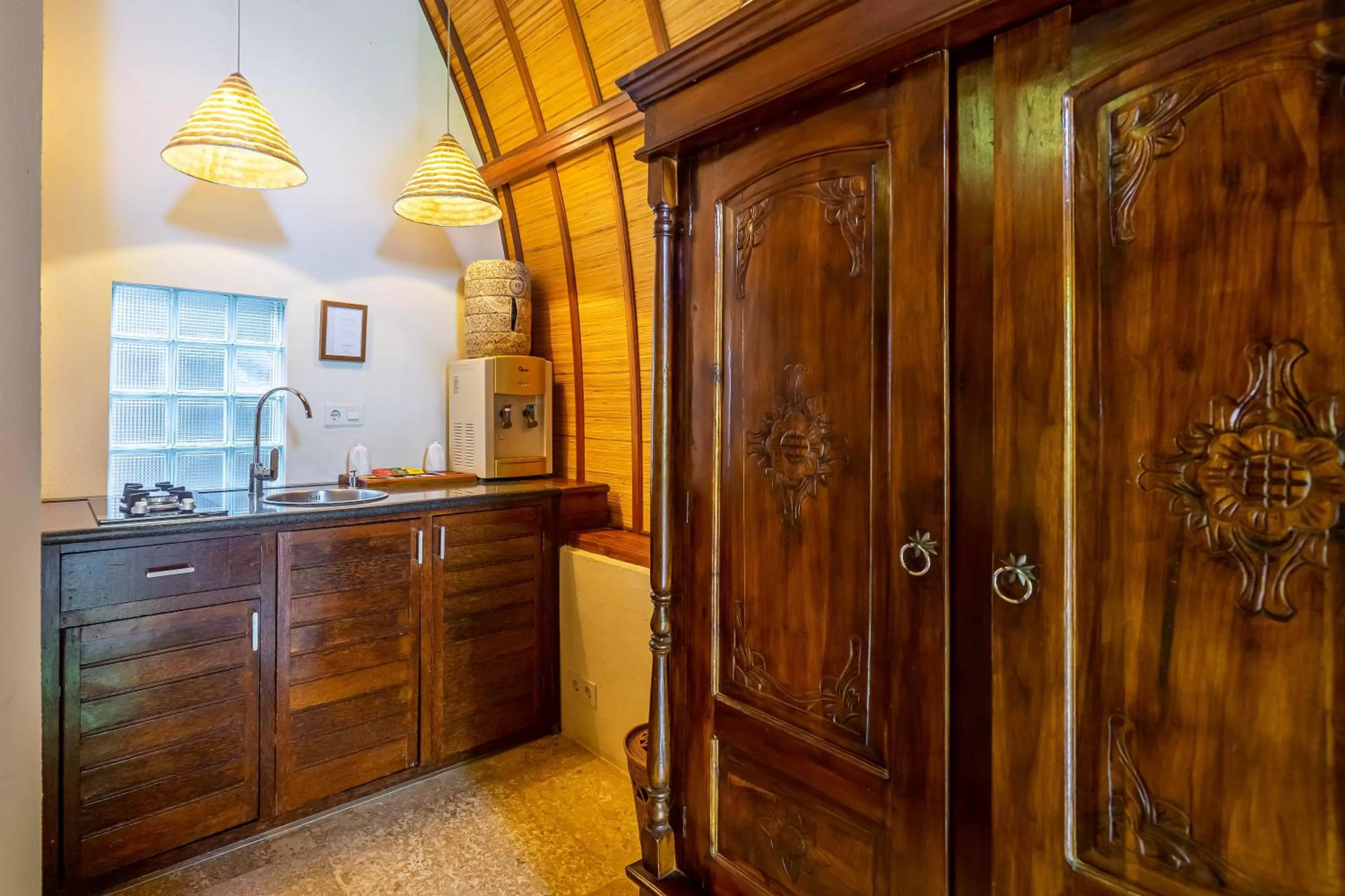 kitchen in Klumpu Bali Resort