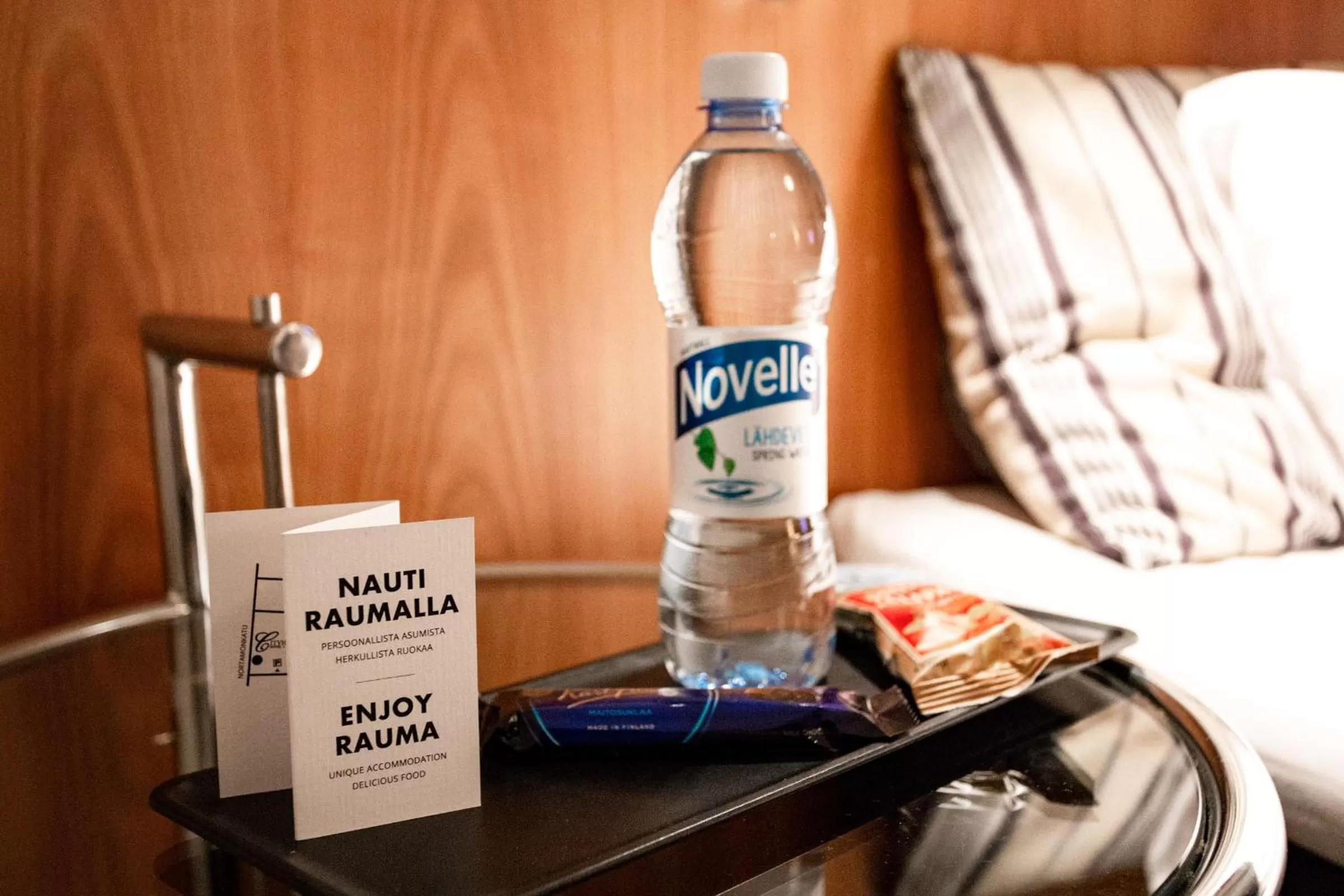 Bed in Hotel Vanha Rauma