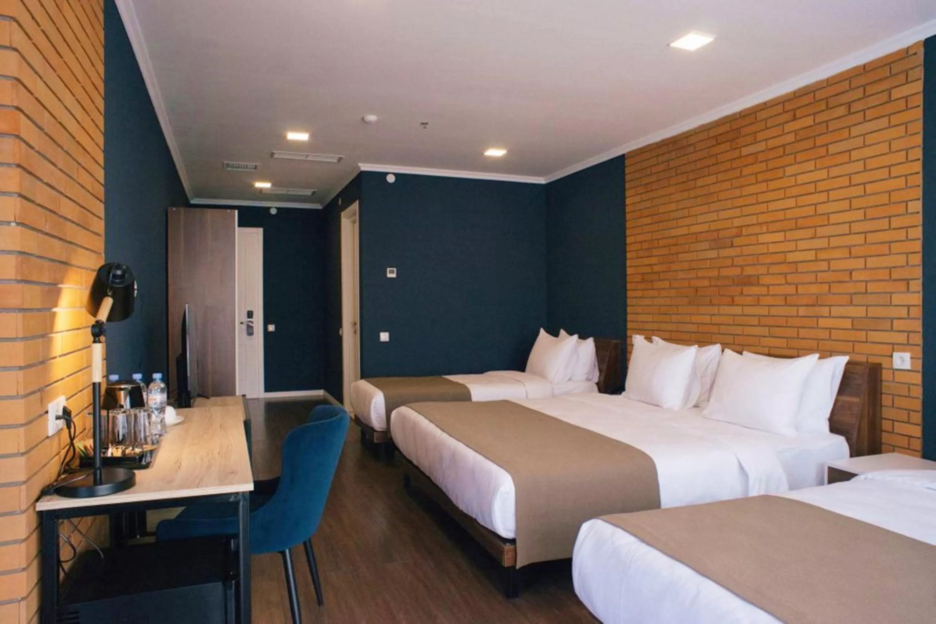 Photo of the whole room, Bed in Bricks Hotel