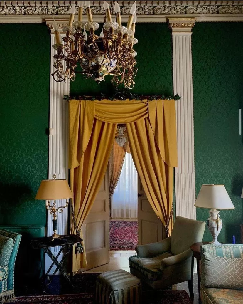 Living room in Palazzo Cherubini-Pools & Wellness