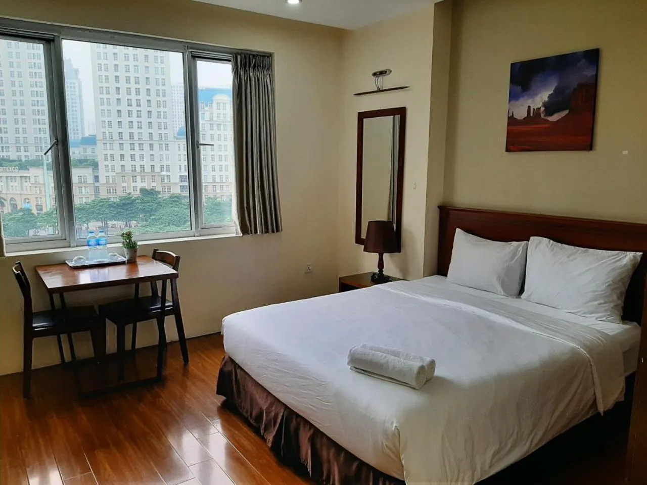 Bed in V-Studio Apartment 3