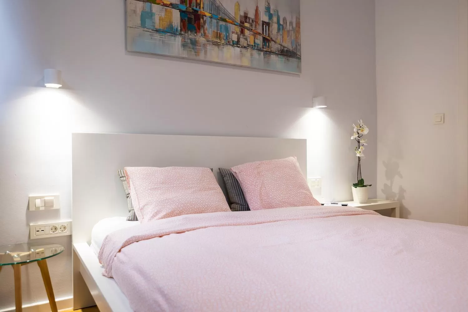 Bed in Doma Zagreb Aparthotel