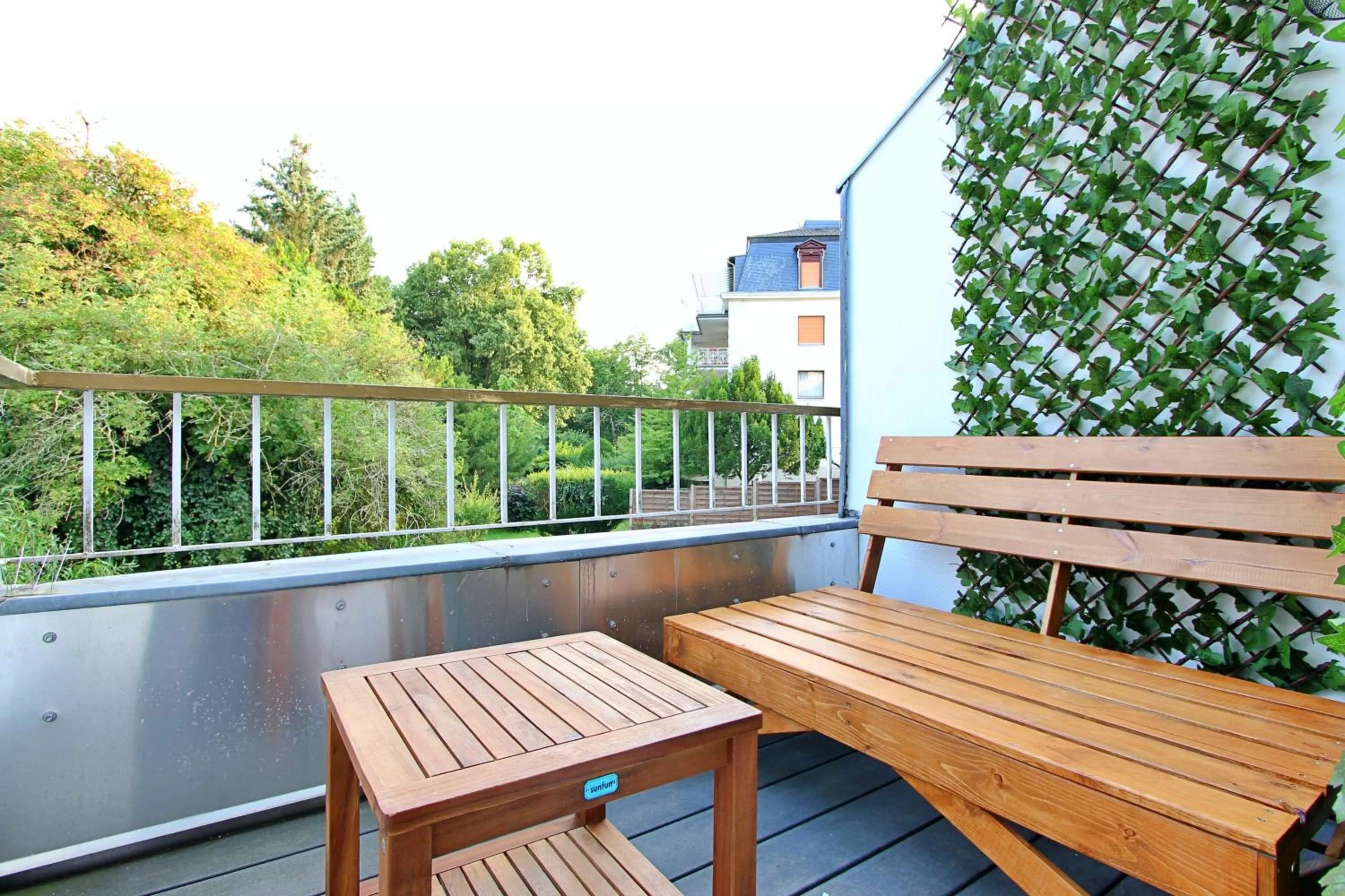 Balcony/Terrace in Hotel Burgblick