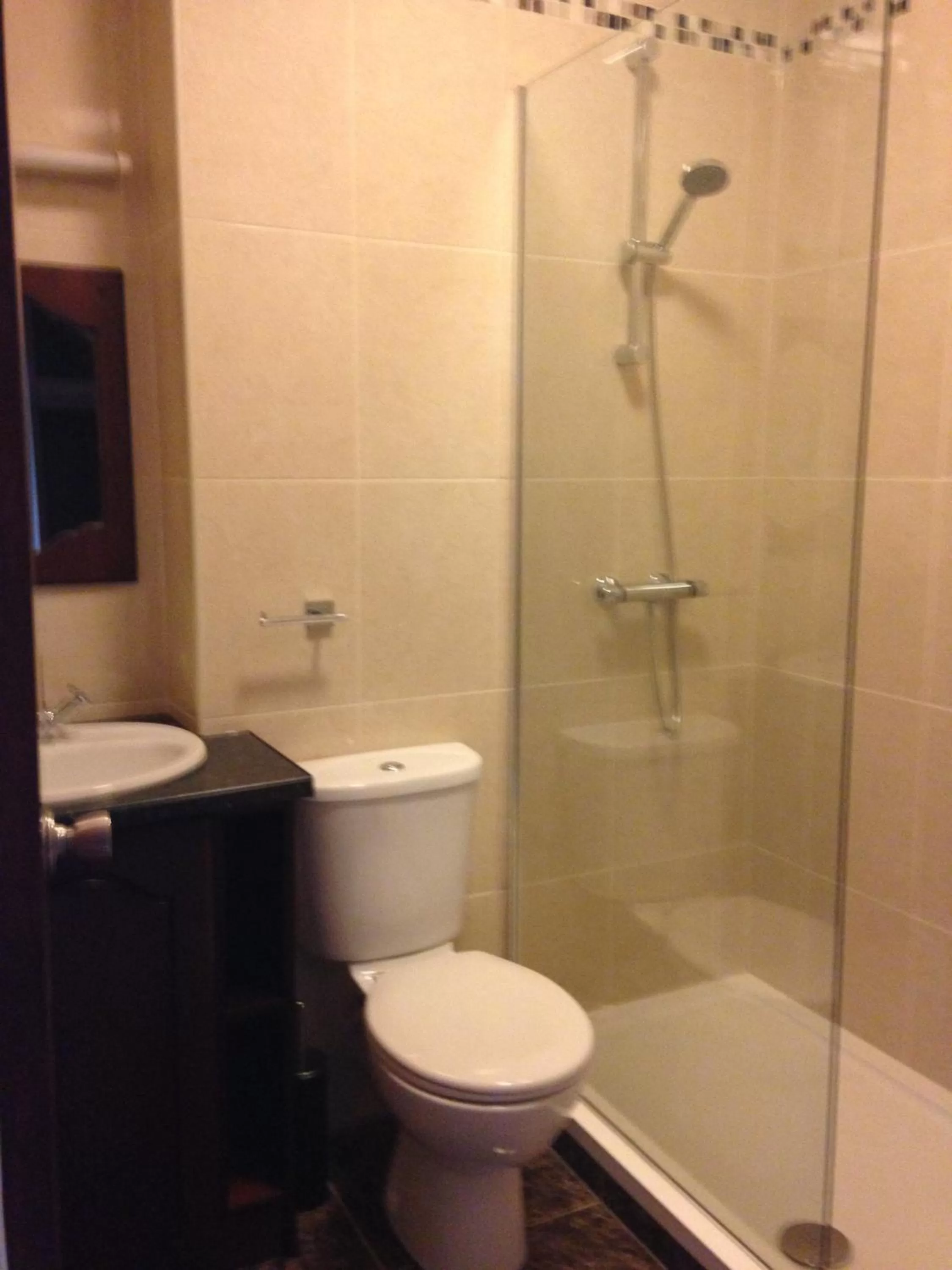 Shower in Mourne Country Hotel